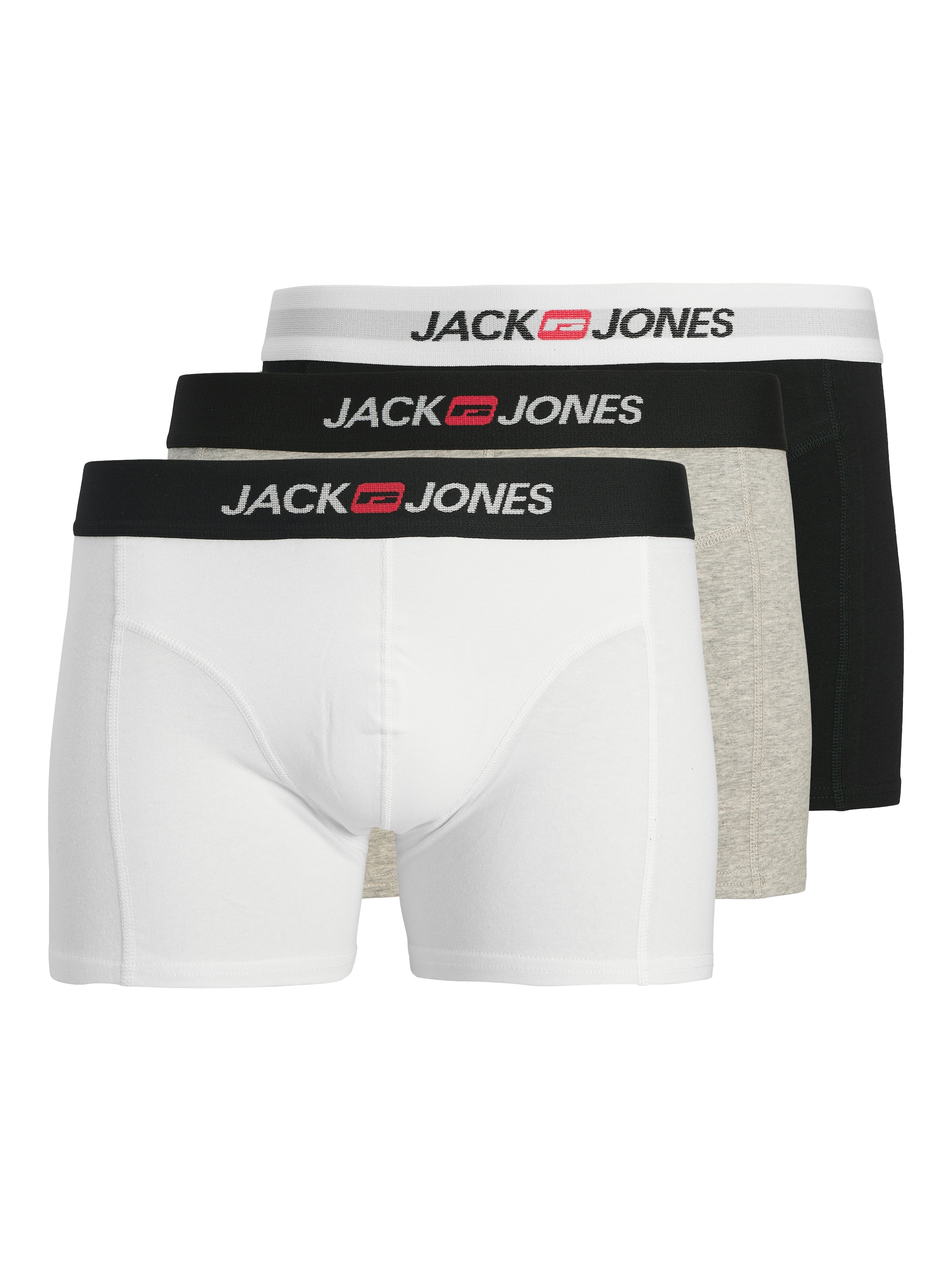 Jack & Jones Trunk »JACOLD – Boxershorts mit farbigem Bund im 6er-Pack« Packung, 6 Stk. Druck, modisch, regular fit, Jersey
