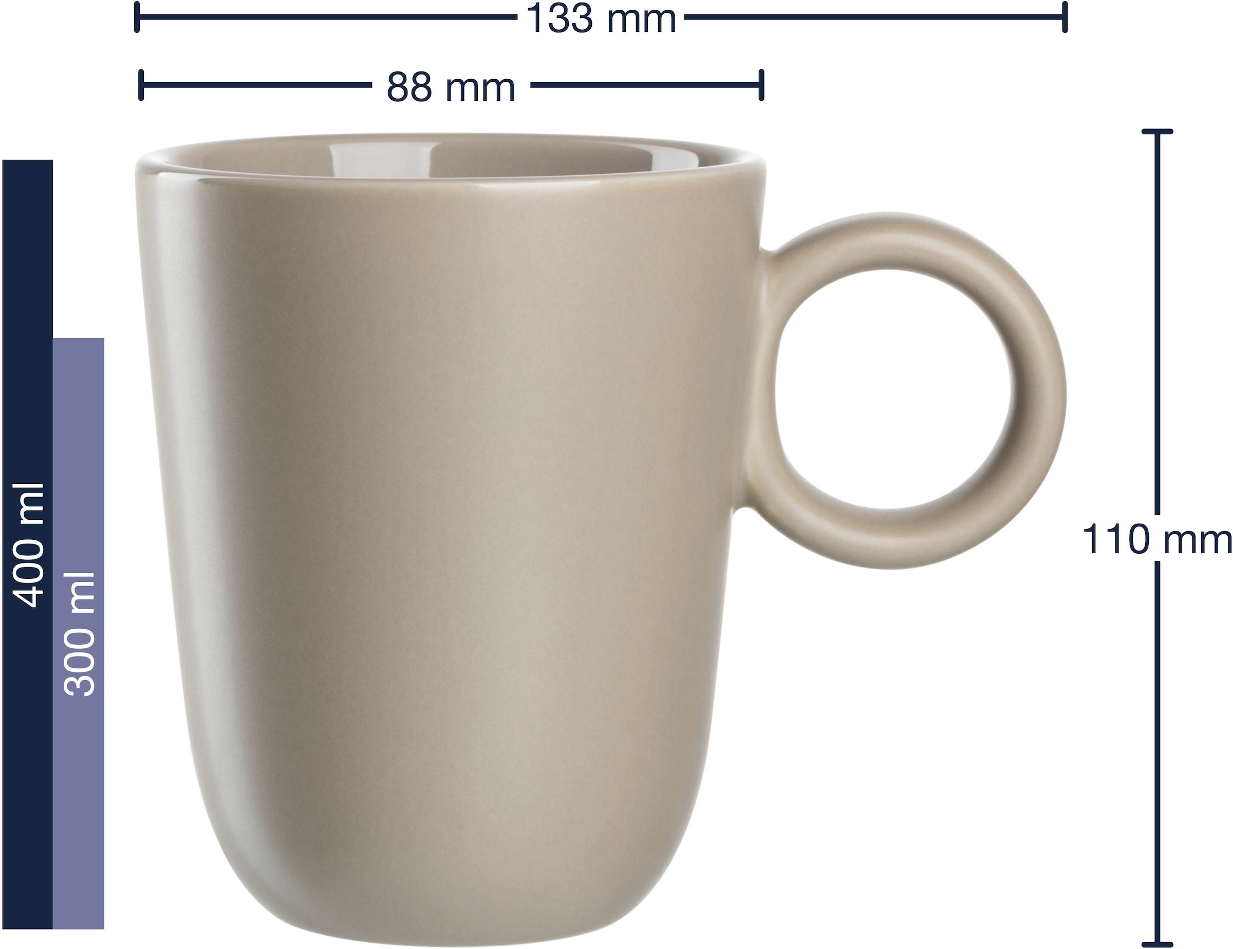 LEONARDO Geschirr-Set »ROMA, Geschirrset, 6-teilig« Frühstücks Set, Service, spülmaschinengeeignet