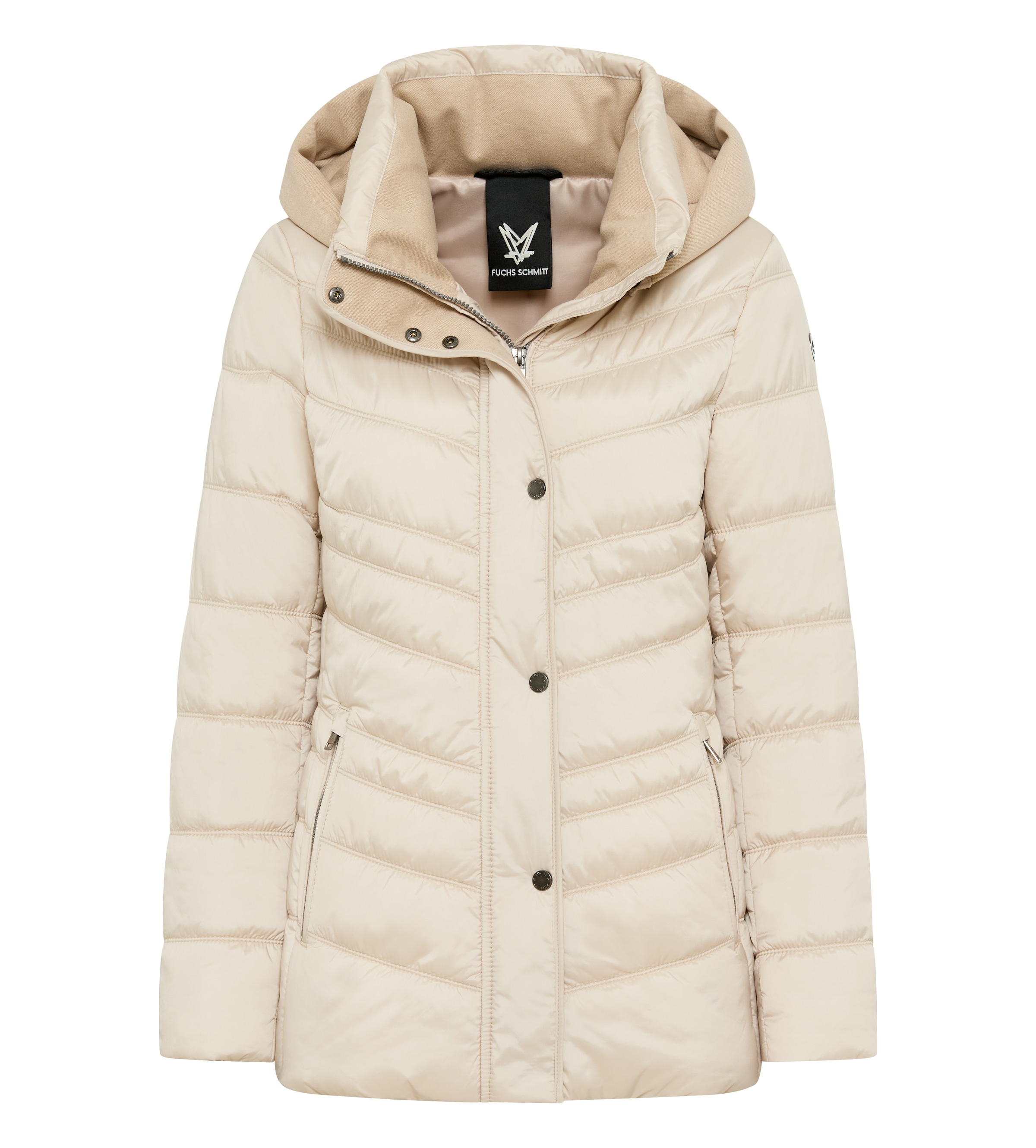 Fuchs Schmitt Steppjacke, mit Kapuze, mit schräger Steppung