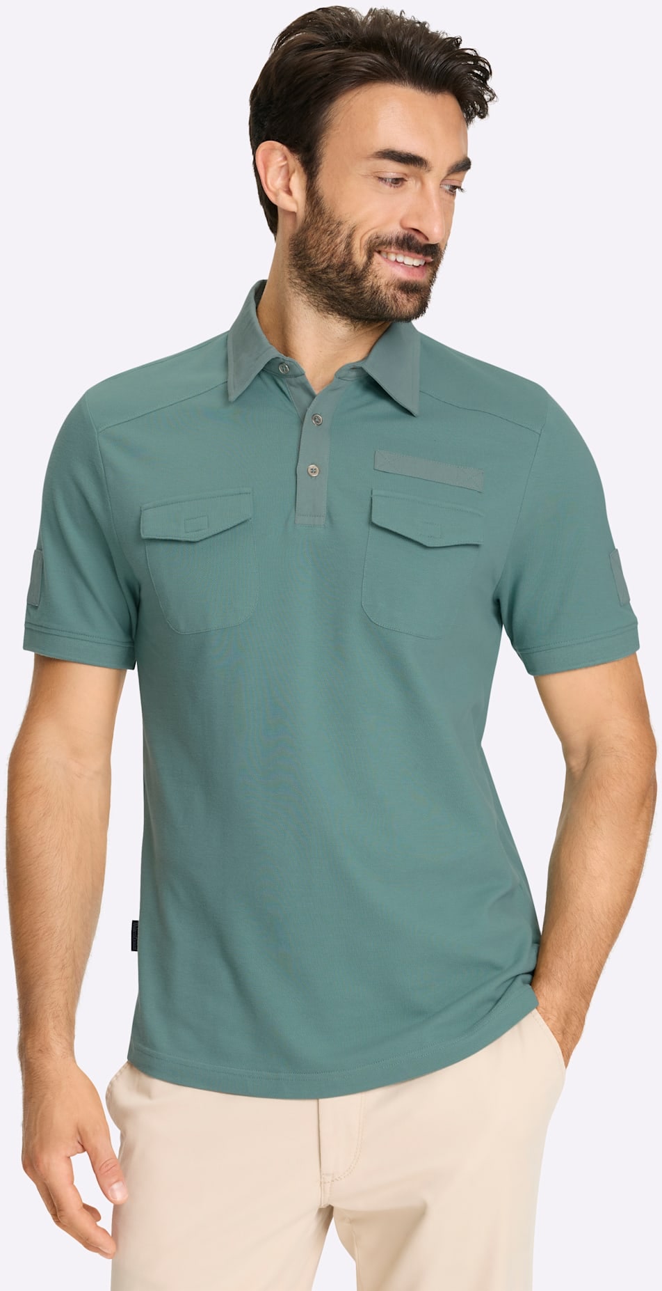 Marco Donati Kurzarmshirt »Kurzarm-Poloshirt« 1 tlg.