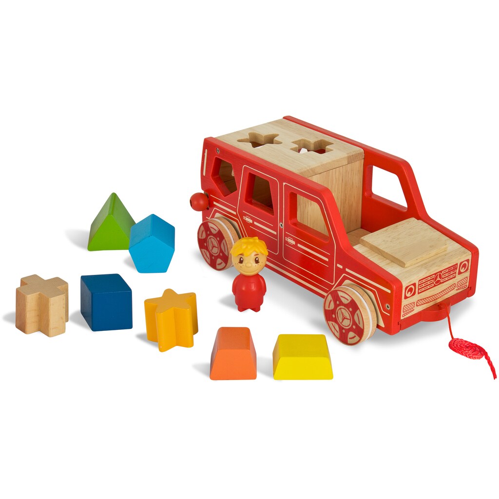 Eichhorn Spielbausteine »Holzspielzeug, Mercedes Steck-G Klasse«, (Set, 9 St.)