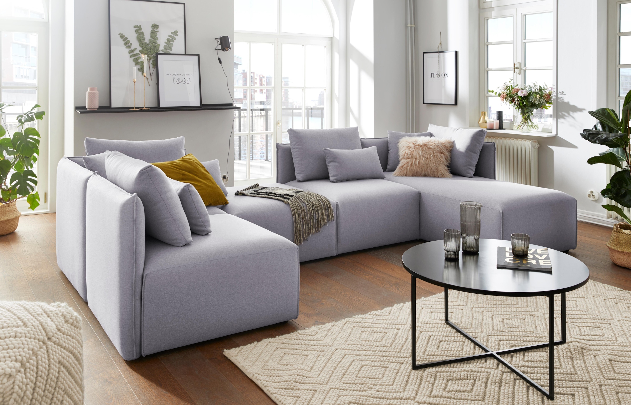 OTTO home Sofa-Eckelement »Nöre« Modul - zum Zusammenstellen; in vielen Bezugsqualitäten und Farben