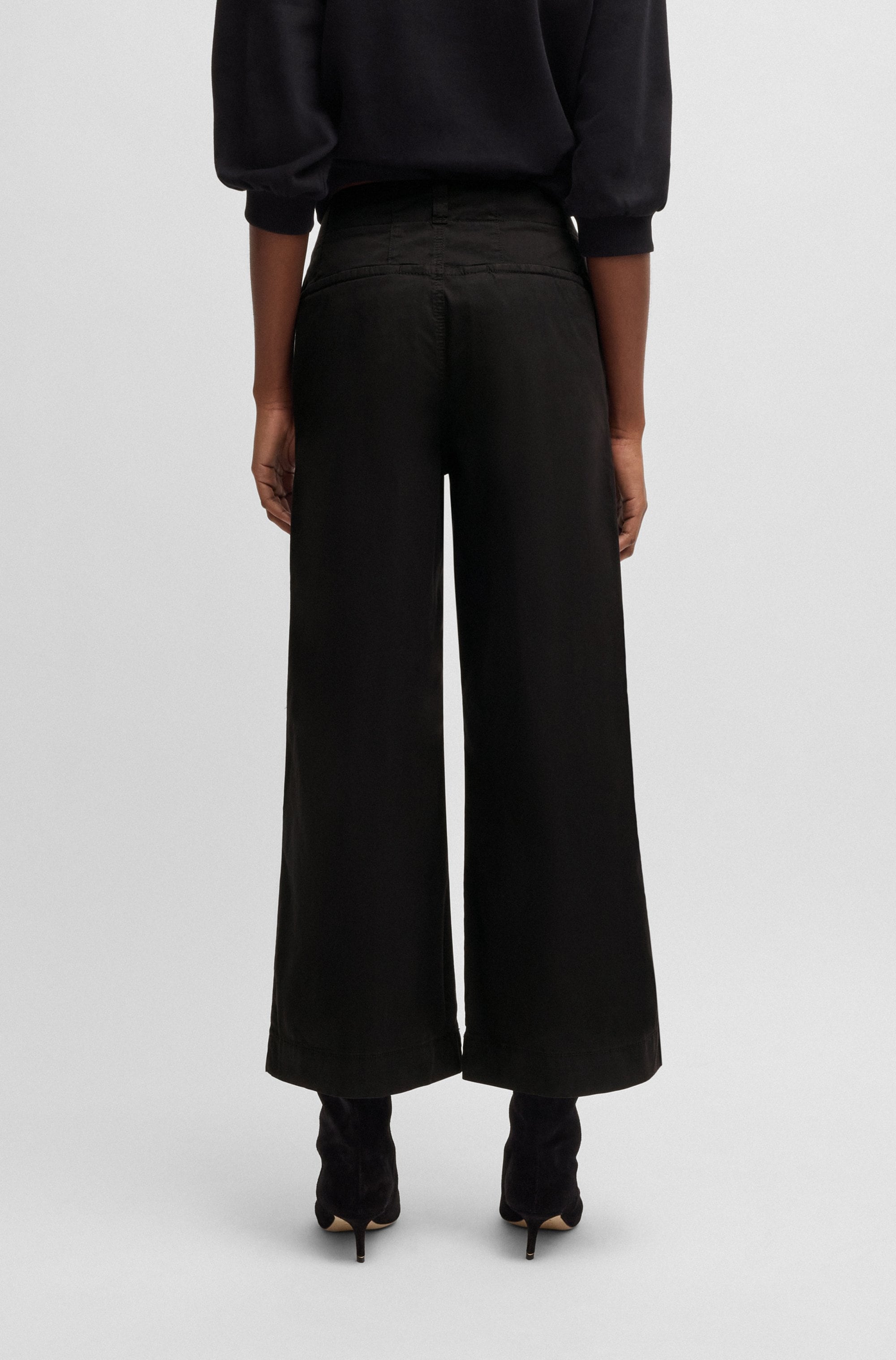 BOSS ORANGE Culotte »Tahiana Premium Damenmode«, in weiter Beinform