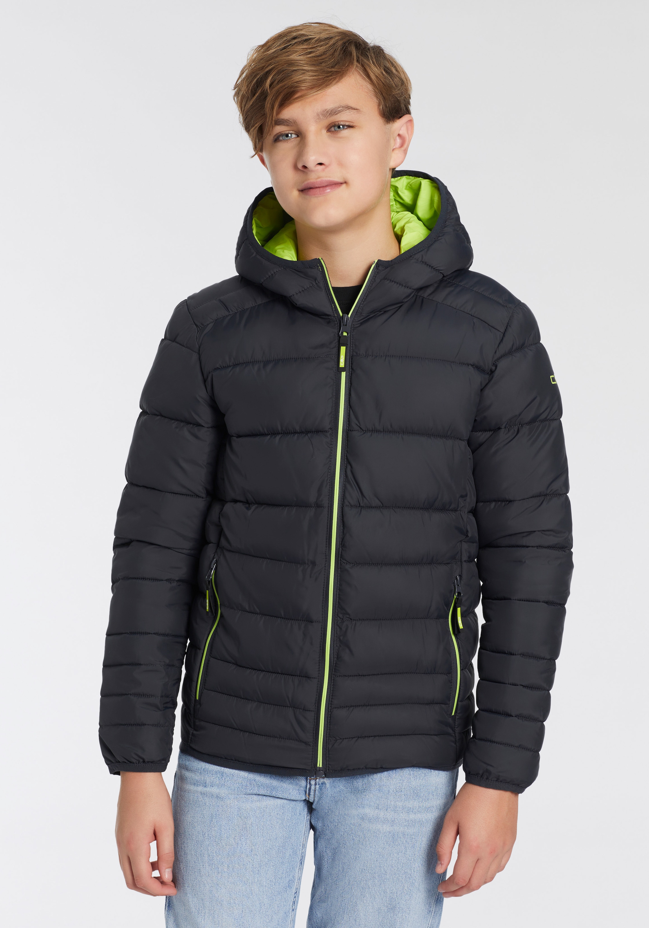 CMP Steppjacke, (1 St.), mit Kapuze, für Kinder