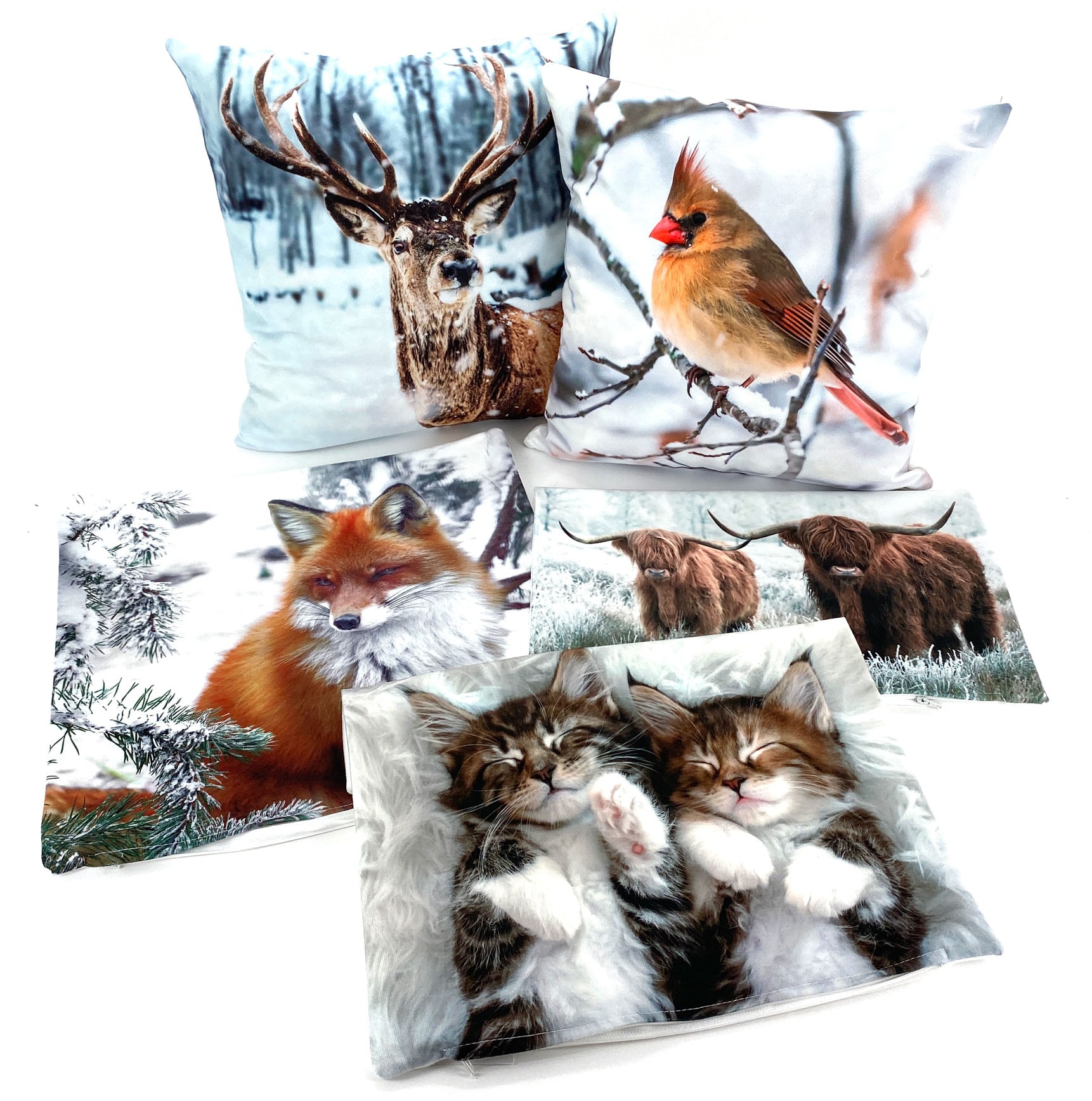 Weckbrodt Dekokissen »Fuchs« Kissenhülle ohne Füllung, 1 Stück