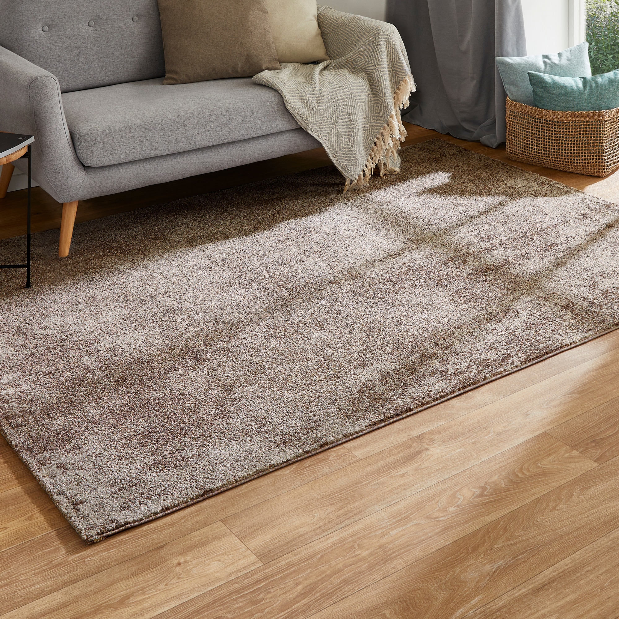 Andiamo Teppich »Luna«, rechteckig, 7 mm Höhe, Kurzflor, modernes Design, meliert