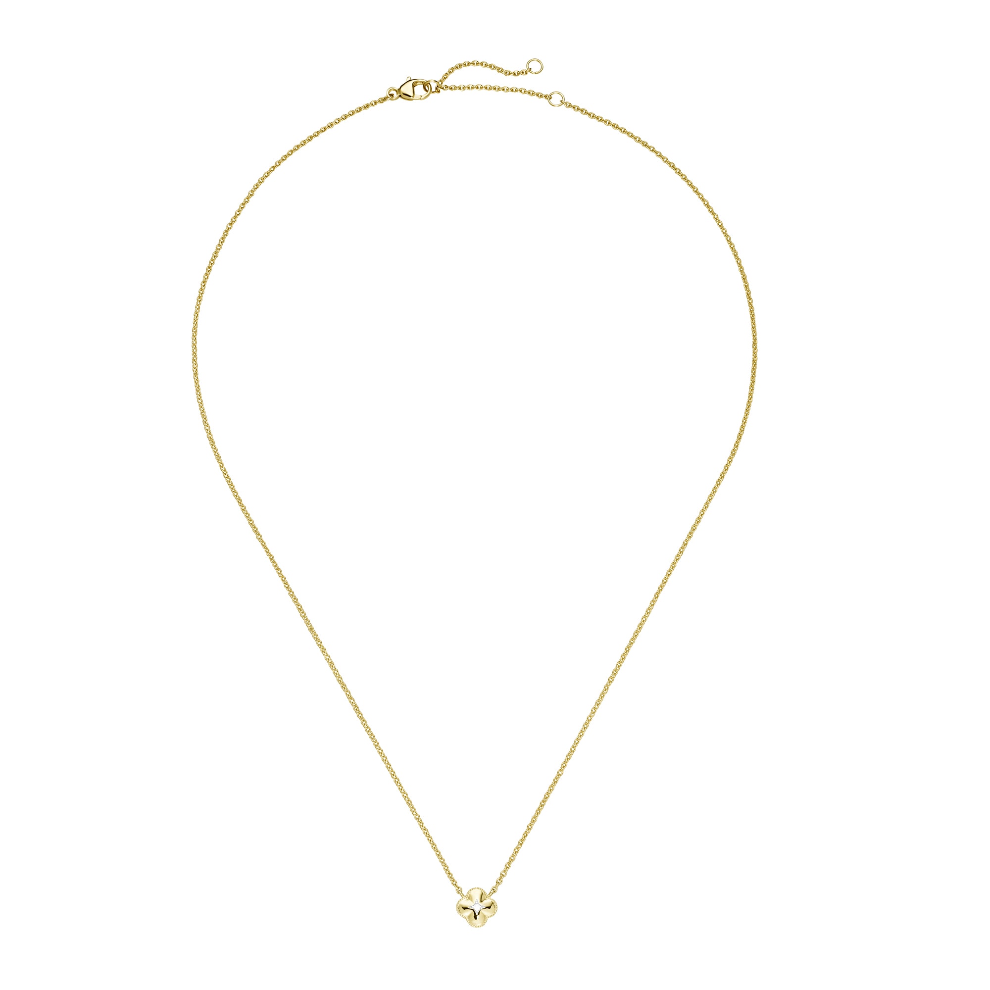 Luigi Merano Goldkette »Kette Anhänger mit Zirkonia, Gold 375«