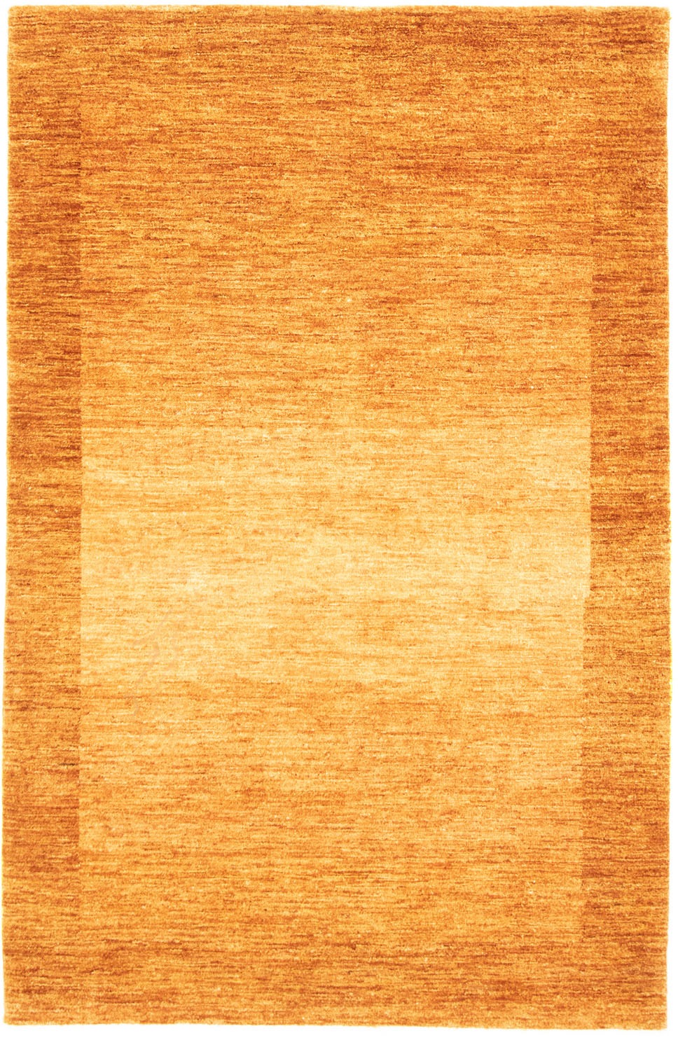 morgenland Wollteppich »Loribaft Teppich handgeknüpft gold«, rechteckig,  handgeknüpft