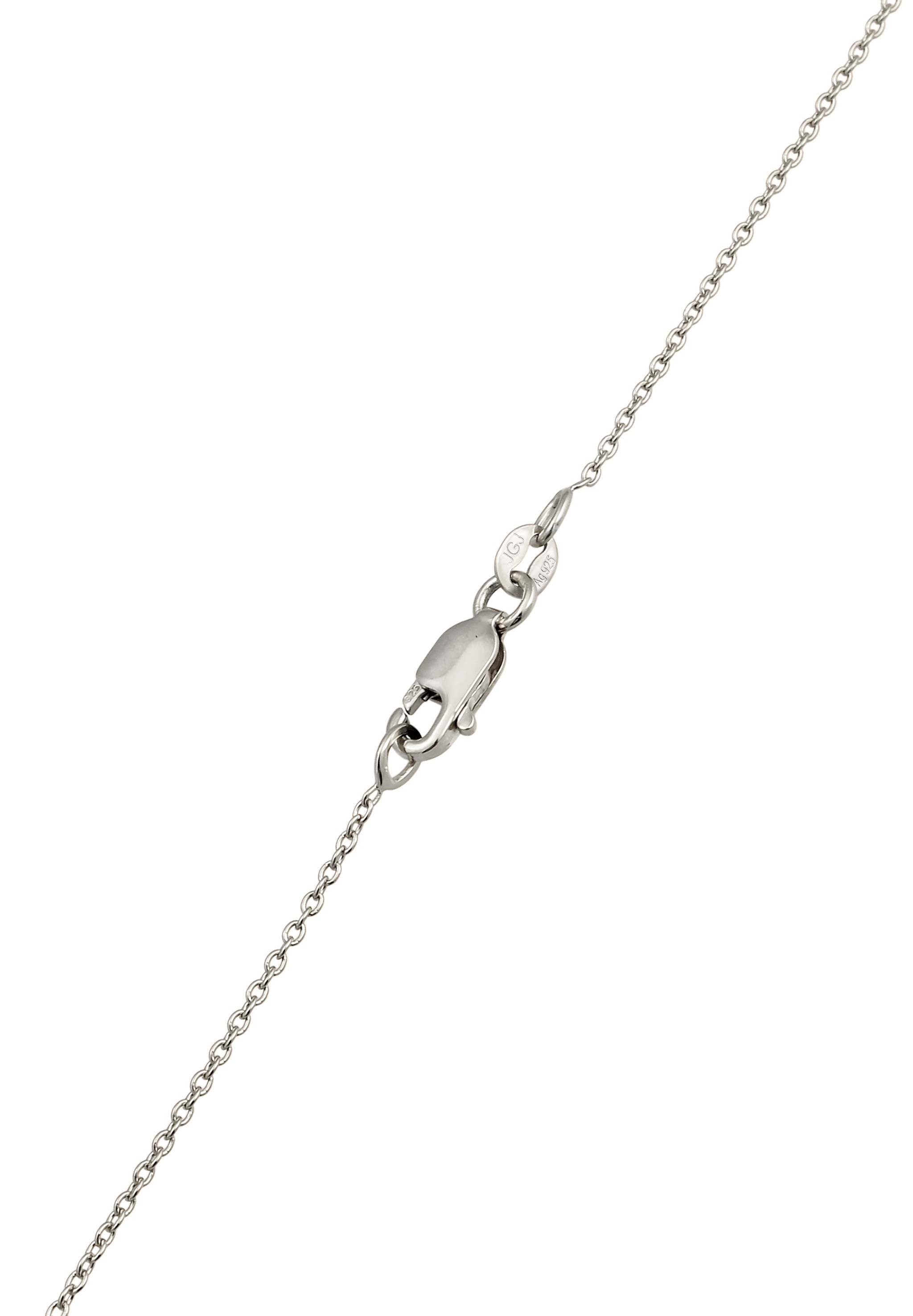 Elli DIAMONDS Silberkette »Halskette Herz Laborgezüchteter Diamant (0.17ct) 925 Sterling Silber«