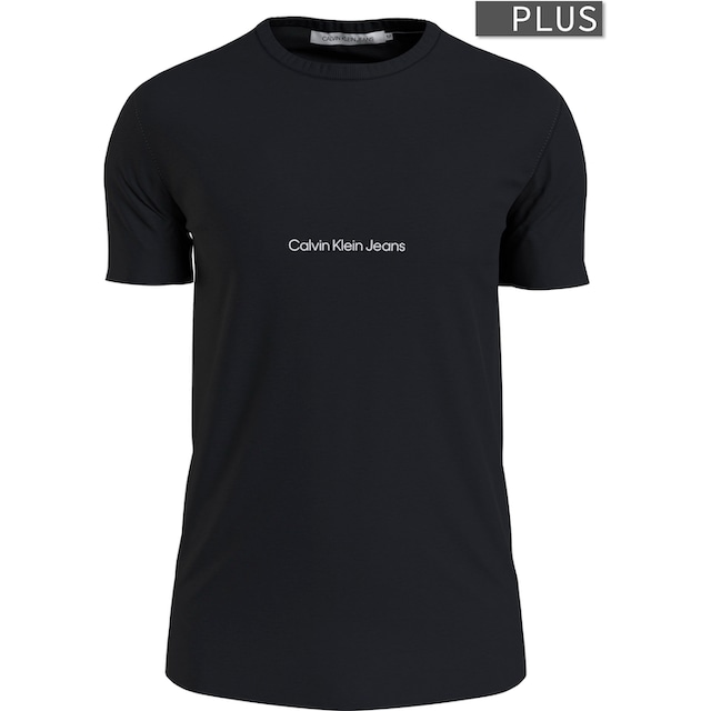 Calvin Klein Jeans Plus T-Shirt, mit Rundhalsauschnitt bei ♕