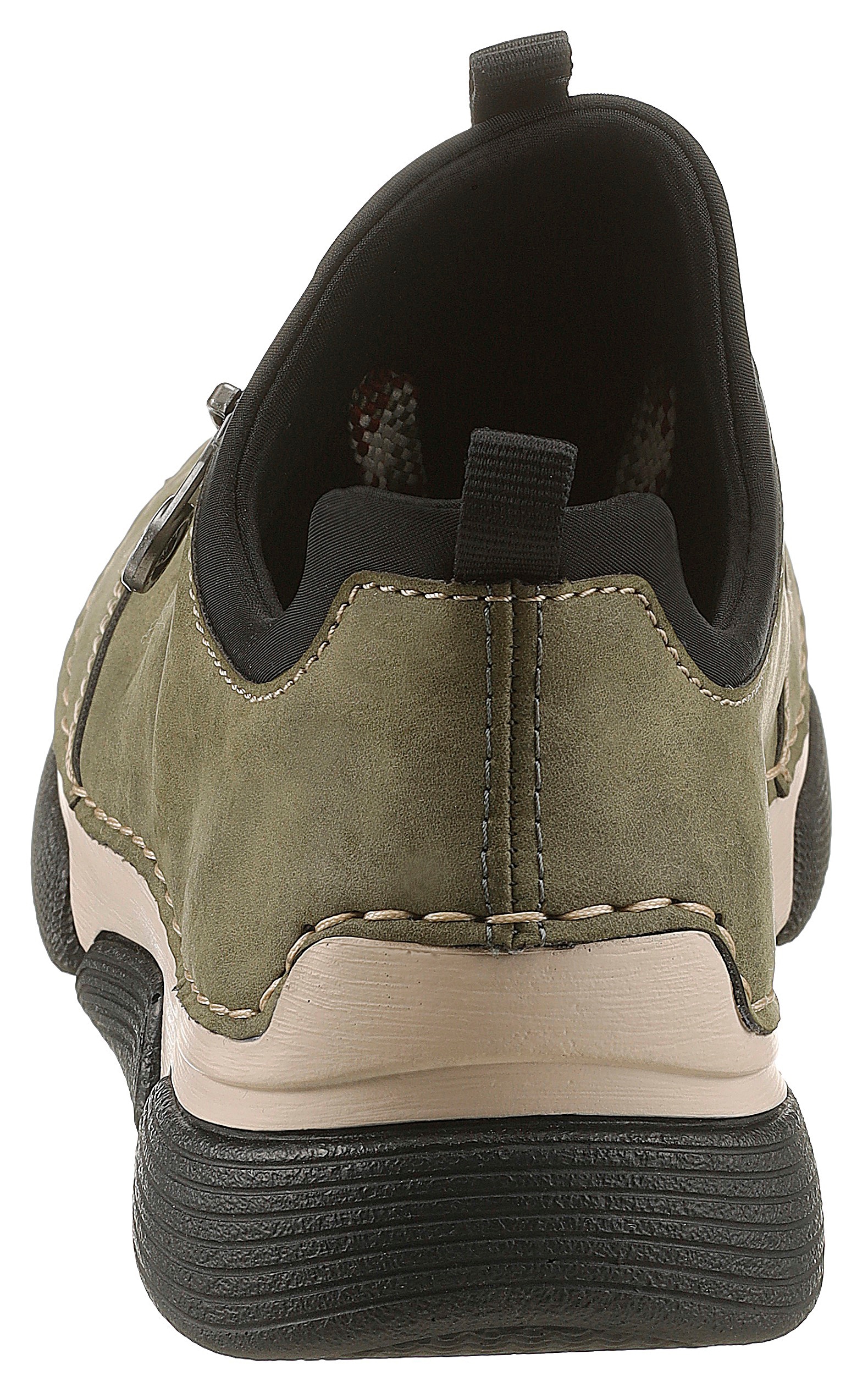 Rieker Slip-On Sneaker, Schlupfschuh, Halbschuh, Freizeitschuh mit weicher Innensohle