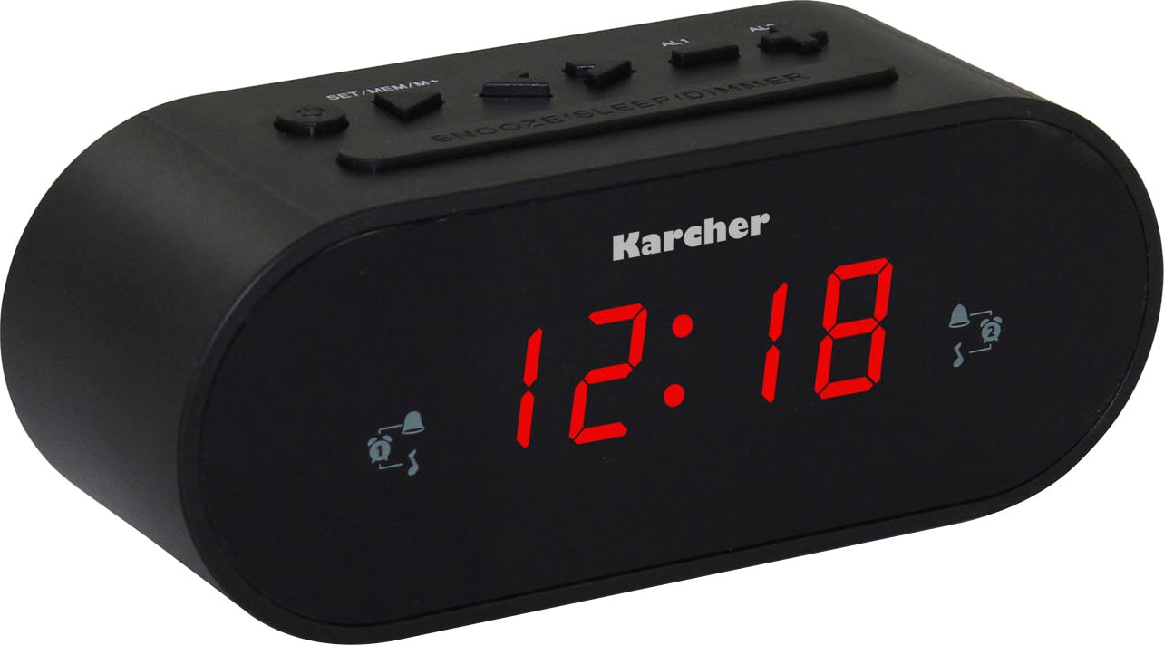 Karcher Uhrenradio »UR 1030«, (UKW mit RDS)