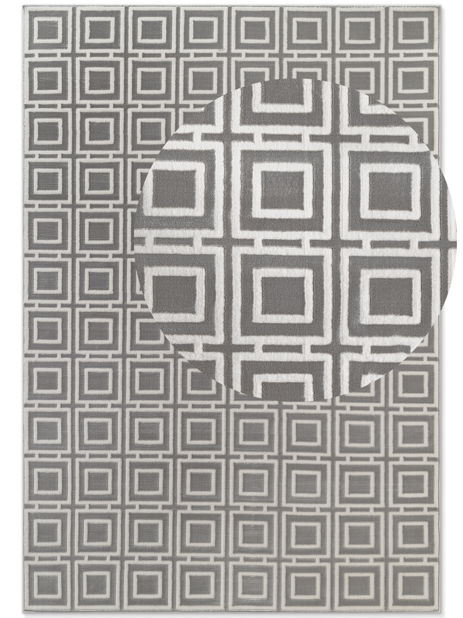 ELLE DECORATION Designteppich »Howlite«, rechteckig, 9 mm Höhe, Wohnzimmer, Schlafzimmer, Läufer, Hoch-Tief Effekt, Flur, Glanz