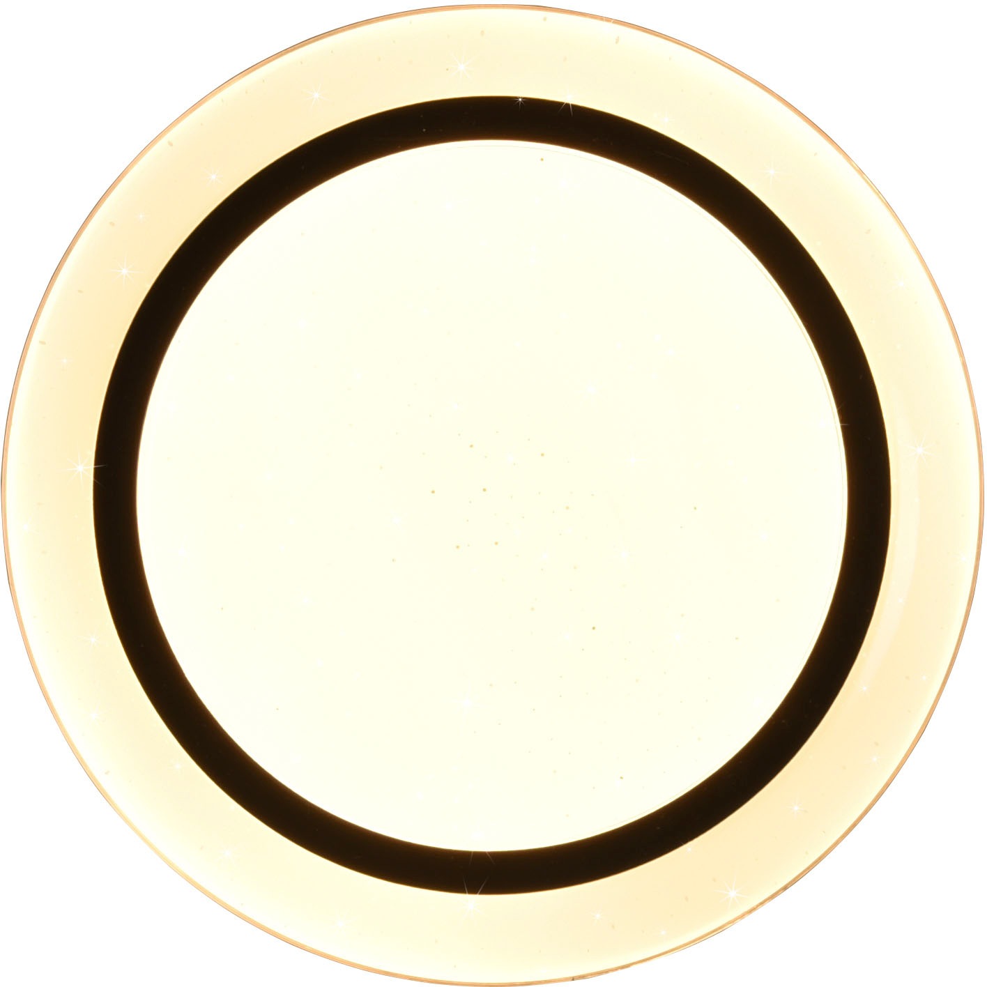 REALITY Leuchten LED Deckenleuchte »Atria«, 1 flammig, Leuchtmittel LED-Board | LED fest integriert, Starlight Effekt, Fernbedienung, Lichtfarbe einstellbar dimmbar Memory
