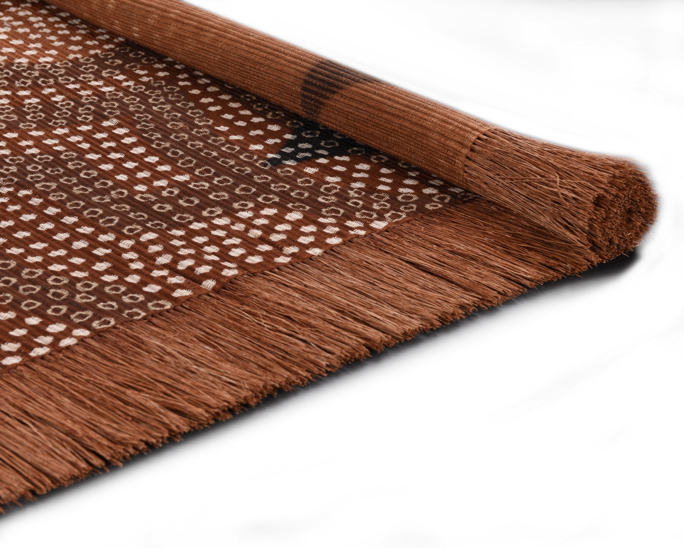 DIE HAUSKUNST Teppich »Dakan« rechteckig 4 mm Höhe Flachgewebe, handgewebt, mit Fransen