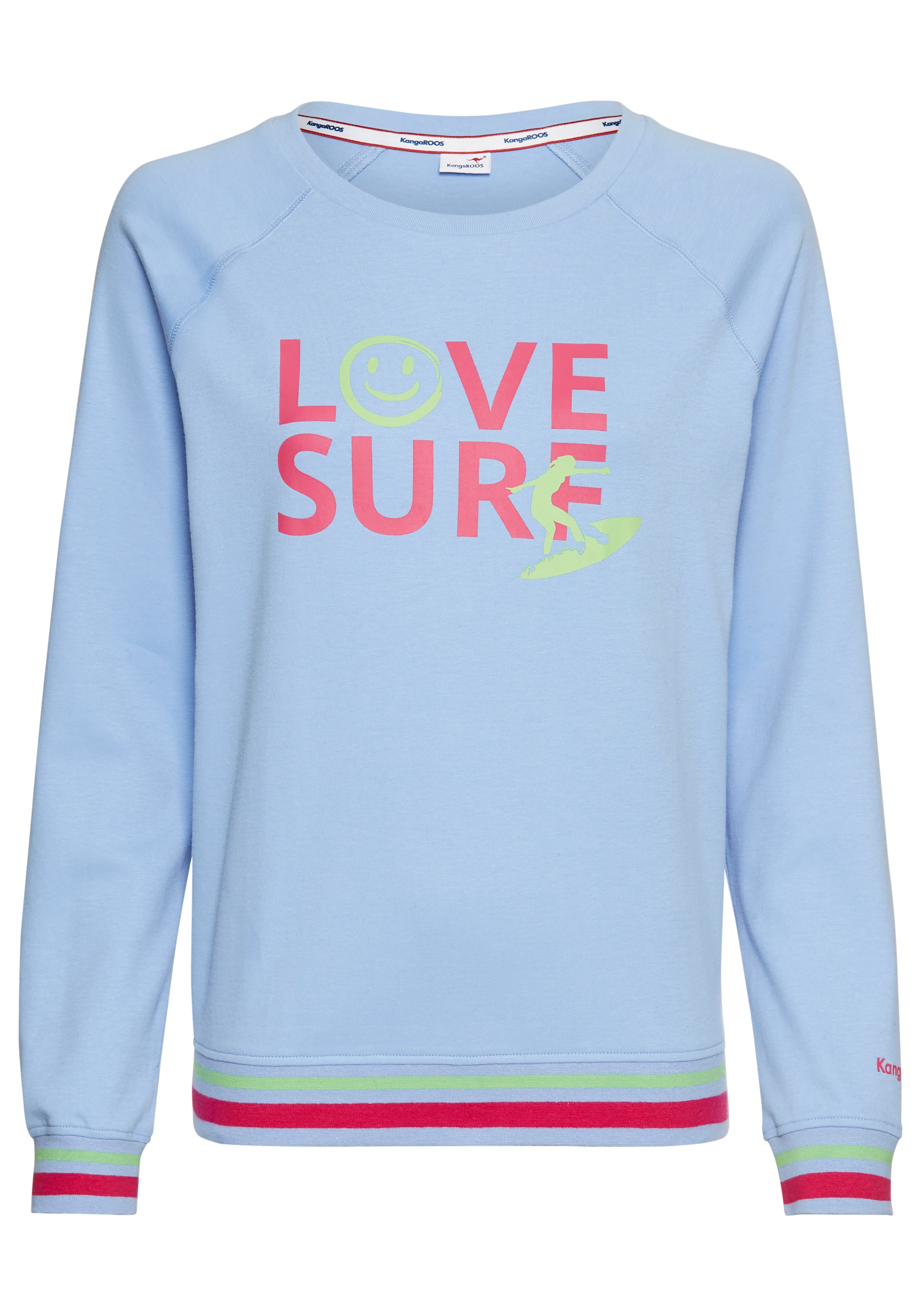 KangaROOS Sweatshirt , Rundhals und Print
