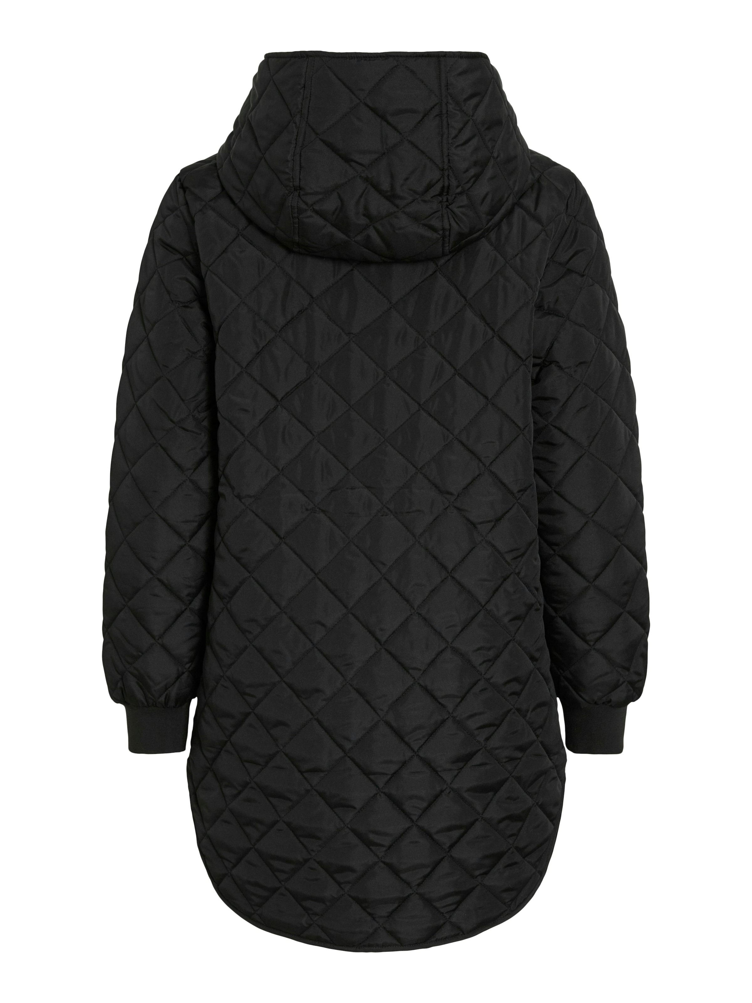 Vila Steppjacke »VITATE L/S HOODED JACKET - NOOS« mit Kapuze Kunstfaser