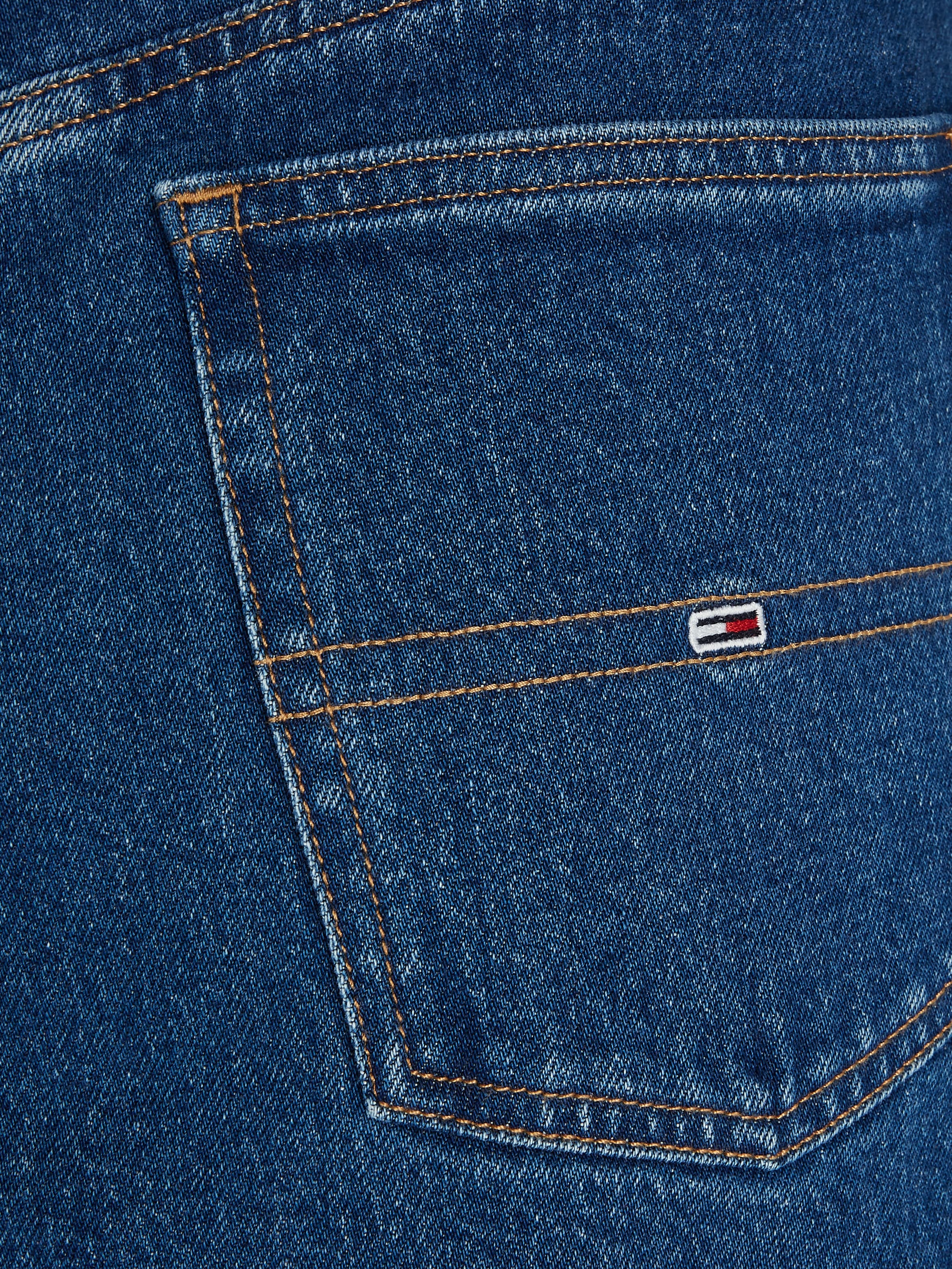 Tommy Jeans Jeansrock »Izzie«, Webrock mit Tommy Jeans Markenlabel