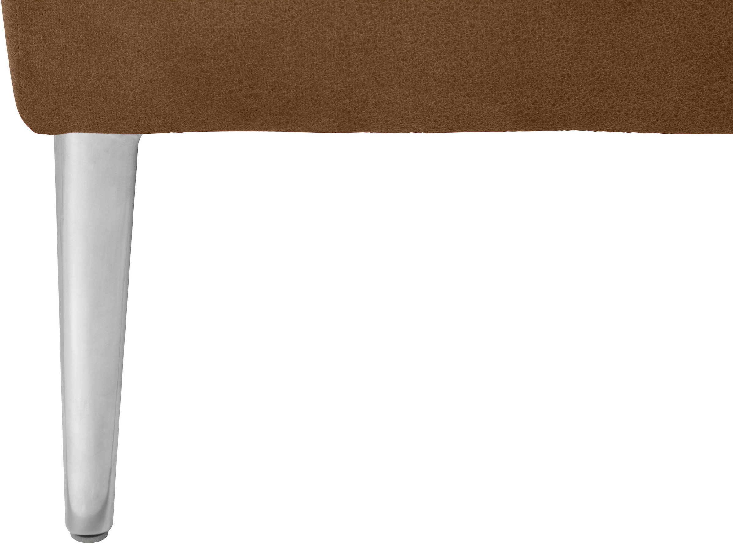 W.SCHILLIG Hocker »enjoy&MORE«, Füße Chrom glänzend, Breite 151 cm