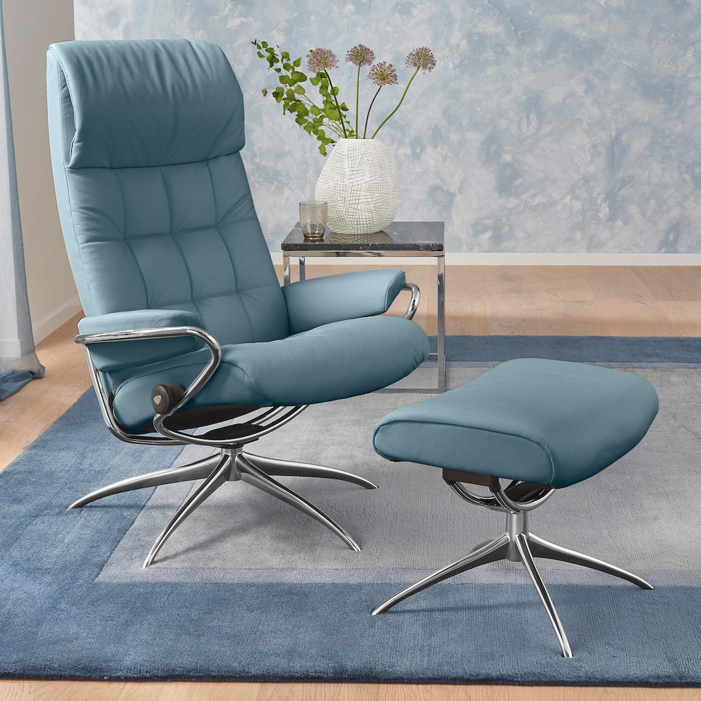 Stressless® Relaxsessel »London«, (Set, Relaxsessel mit Hocker)