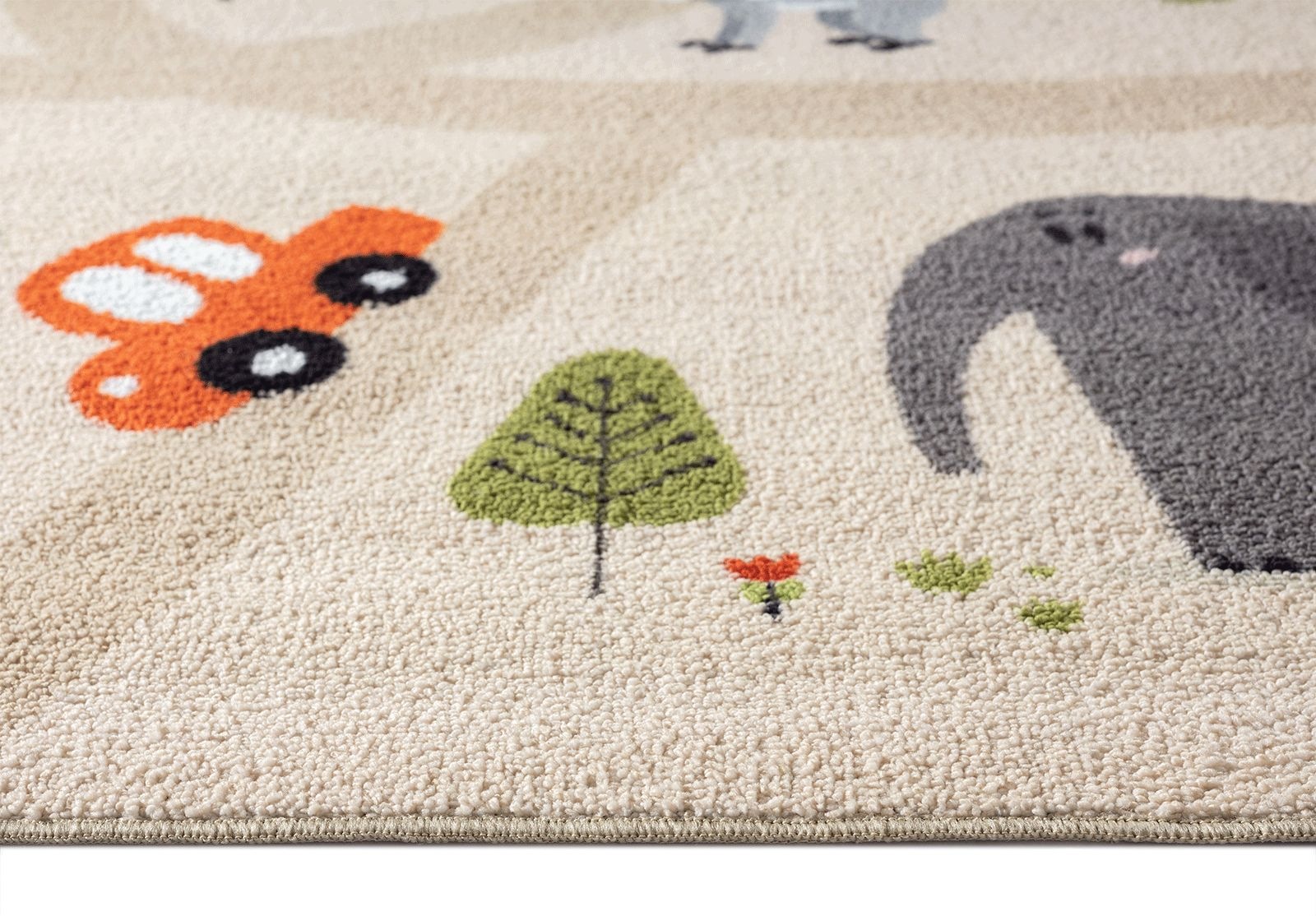 the carpet Teppich »Happy Life«, rund, 4 mm Höhe, Life Kinderzimmer Teppich Spielteppich pflegeleicht