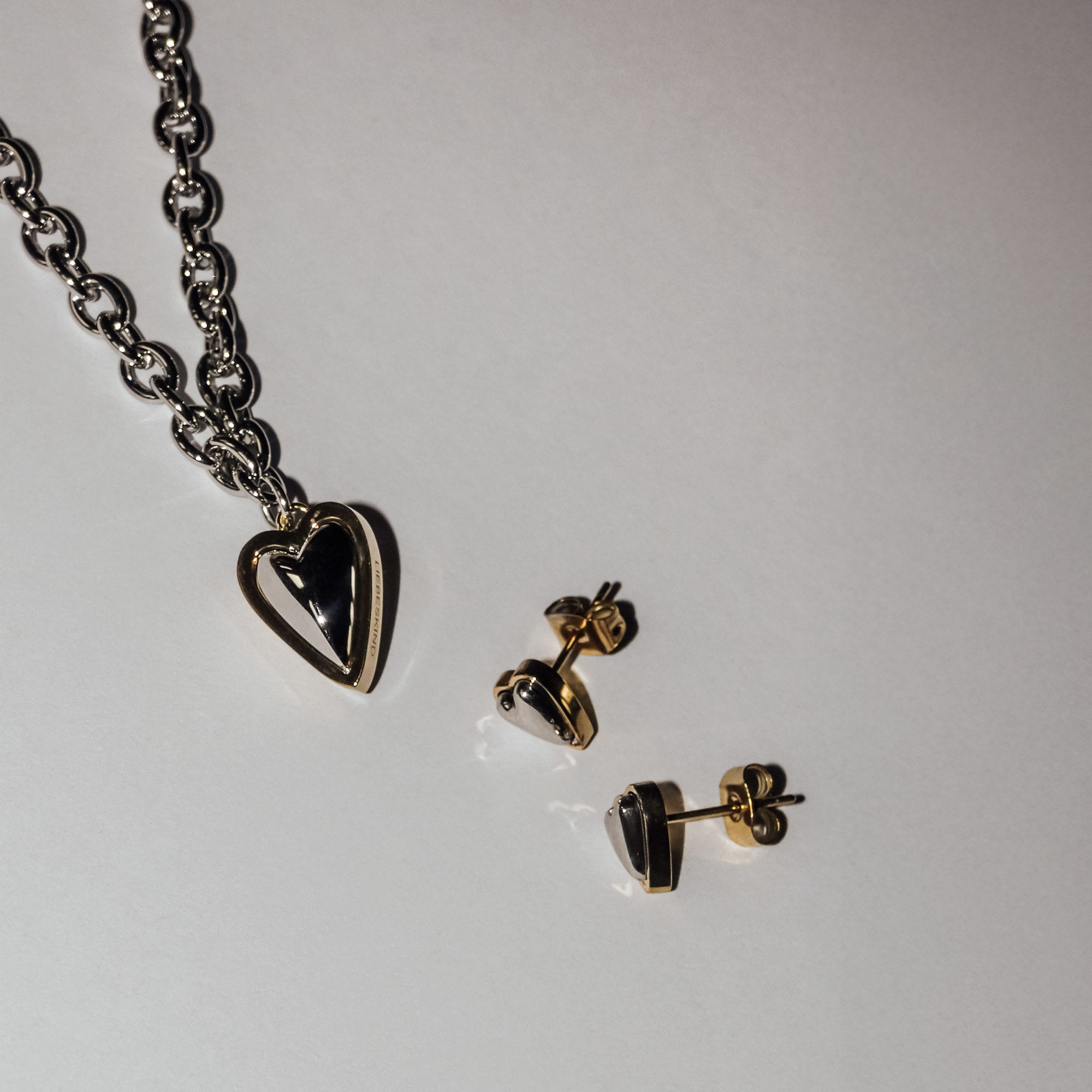 Liebeskind Berlin Kette mit Anhänger »Metal Heart, Herz«