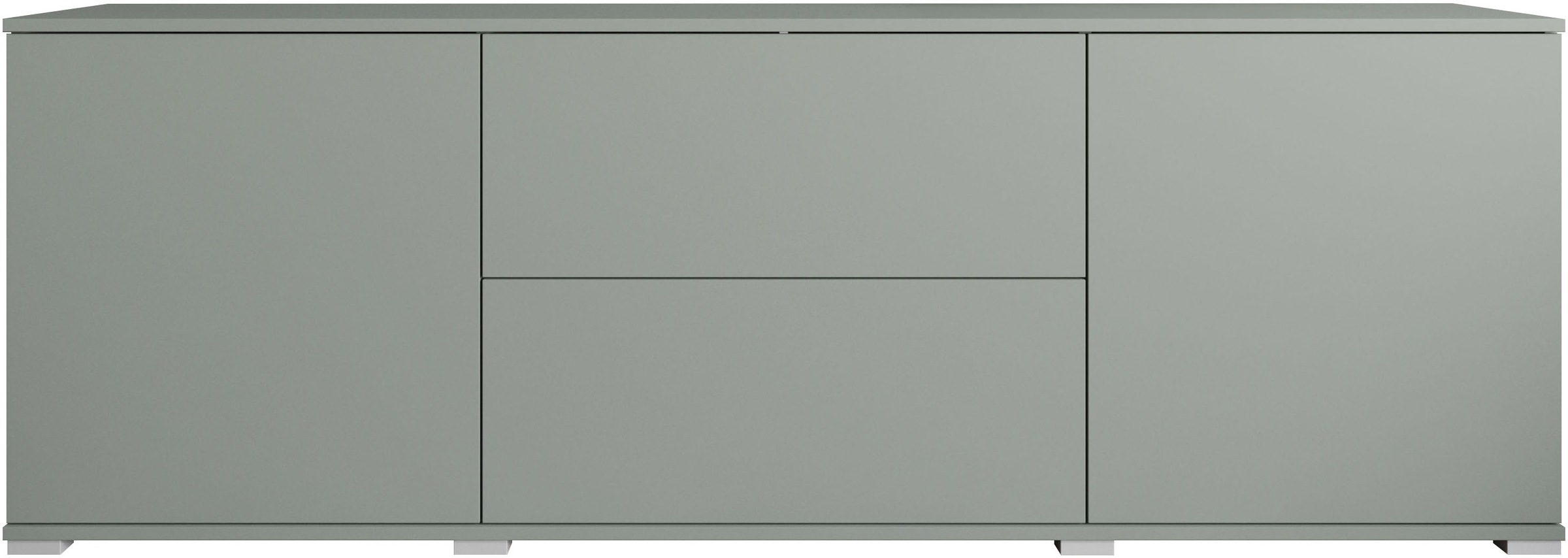 INOSIGN Lowboard »Kenia«, (1 St.), 2 Türen, 2 Schubladen, Breite 180 cm, höhenverstellbare Einlegeböden