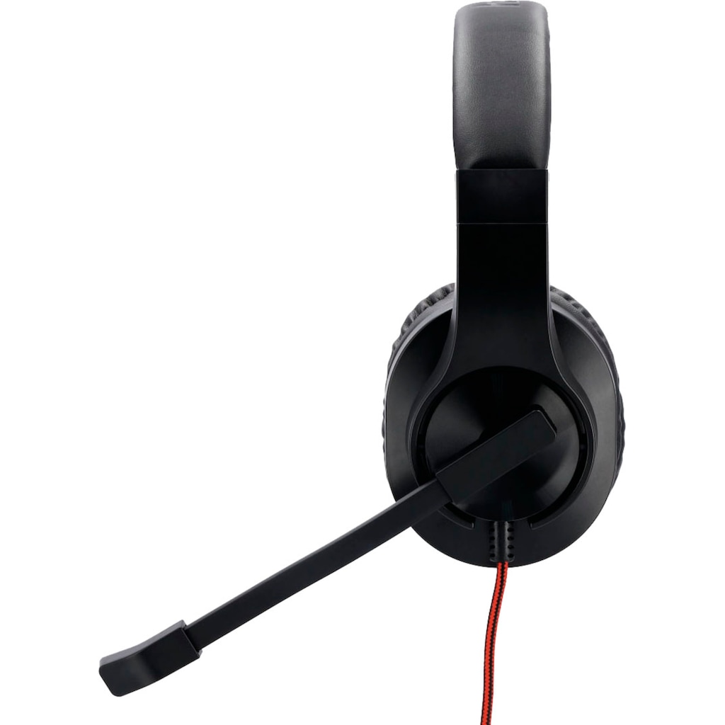 Hama PC-Headset »PC Office Headset, Stereo, USB, 2 m, Schwarz«, Stummschaltung