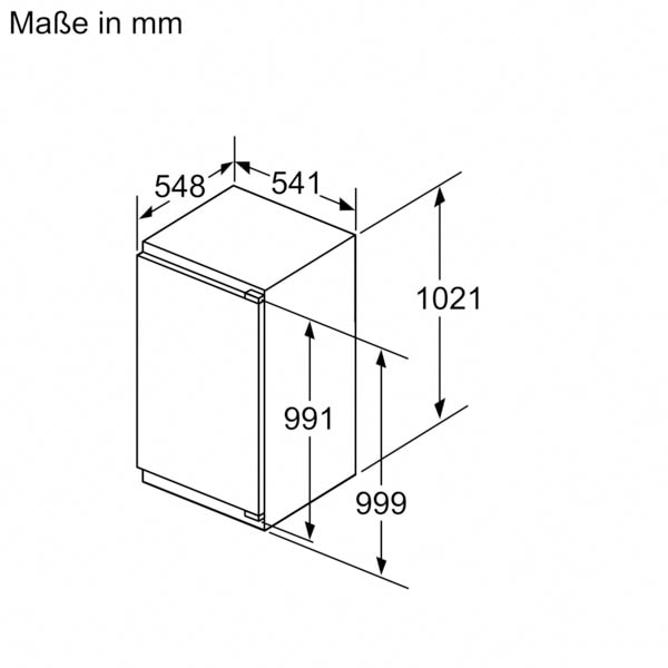 BOSCH Einbaukühlschrank Serie 4 »KIL32VFE0«