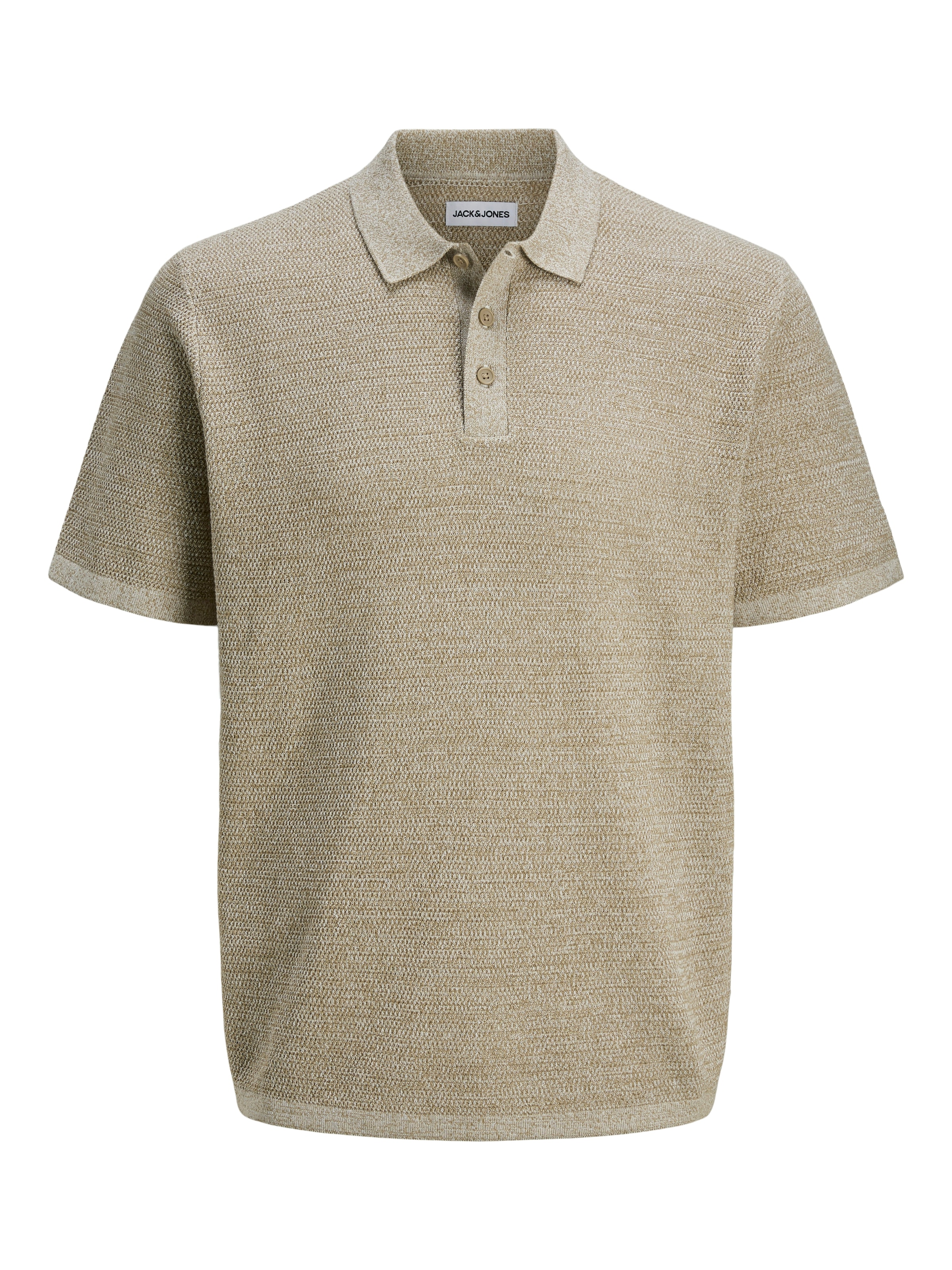 Jack & Jones Kurzarmpullover »JJEGEORGE KNIT POLO SS SN« mit Polo Kragen