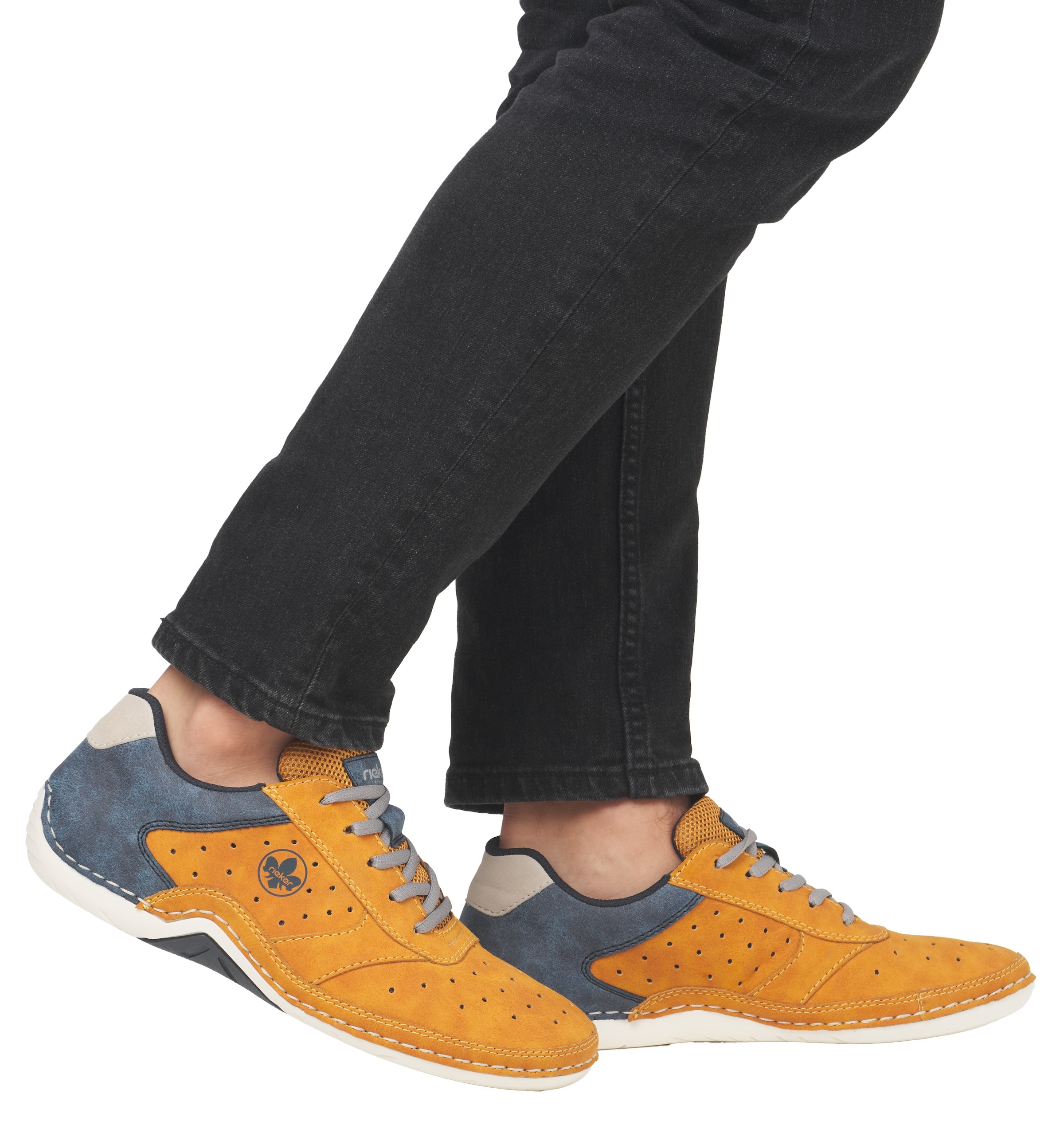 Rieker Sneaker  , Schnürschuh, Halbschuh, Freizeitschuh mit MemoSoft-Innensohle