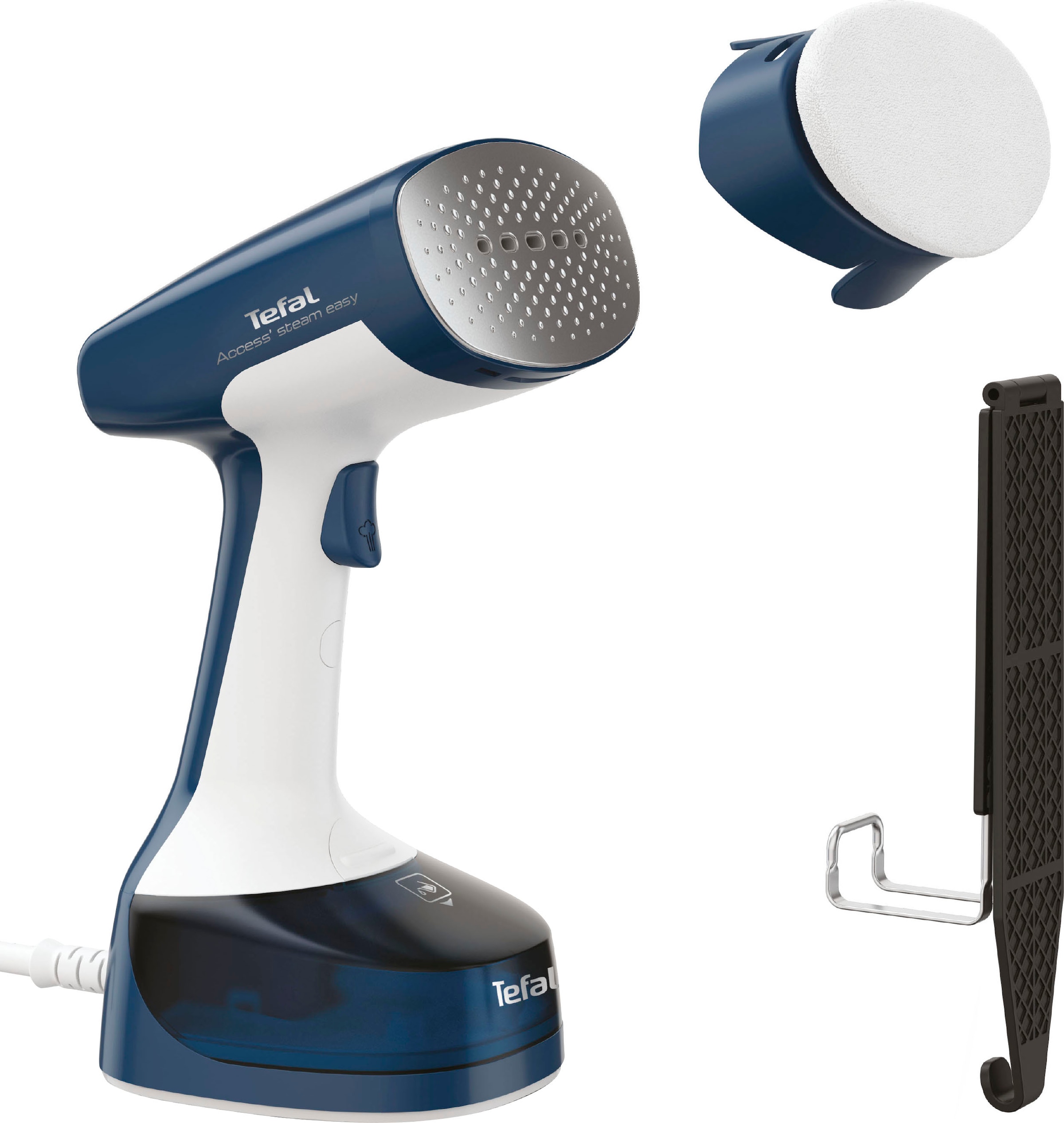 Tefal Access Steam Easy DT7130 Tragbare Dampfbürste 0,15 l 1400 W Blau, Weiß