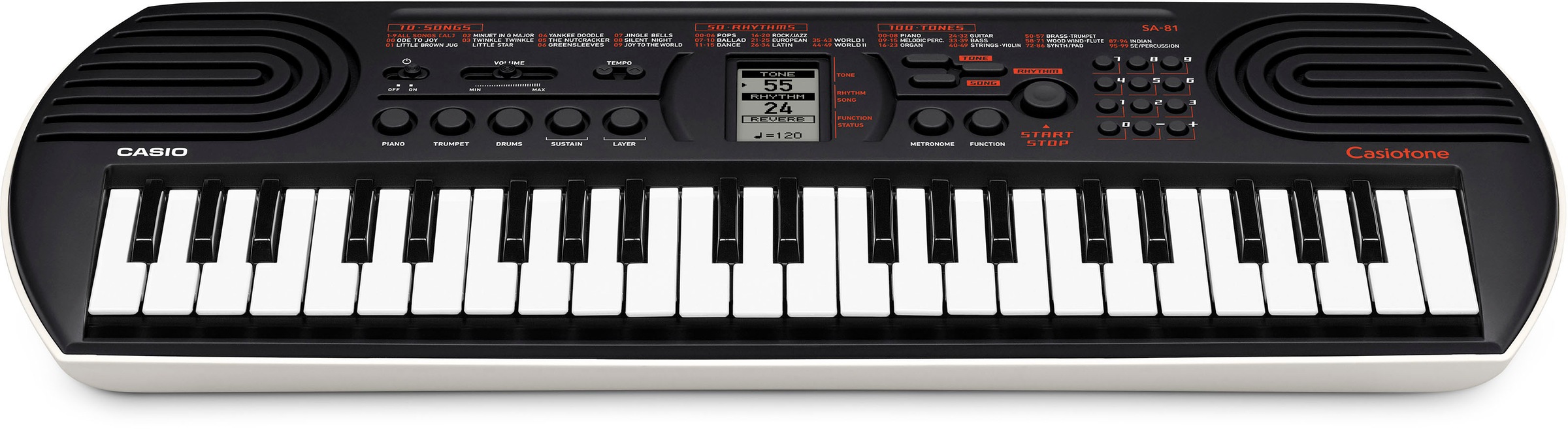 CASIO Home-Keyboard »Mini-Keyboard SA-81«, mit 44 Tasten