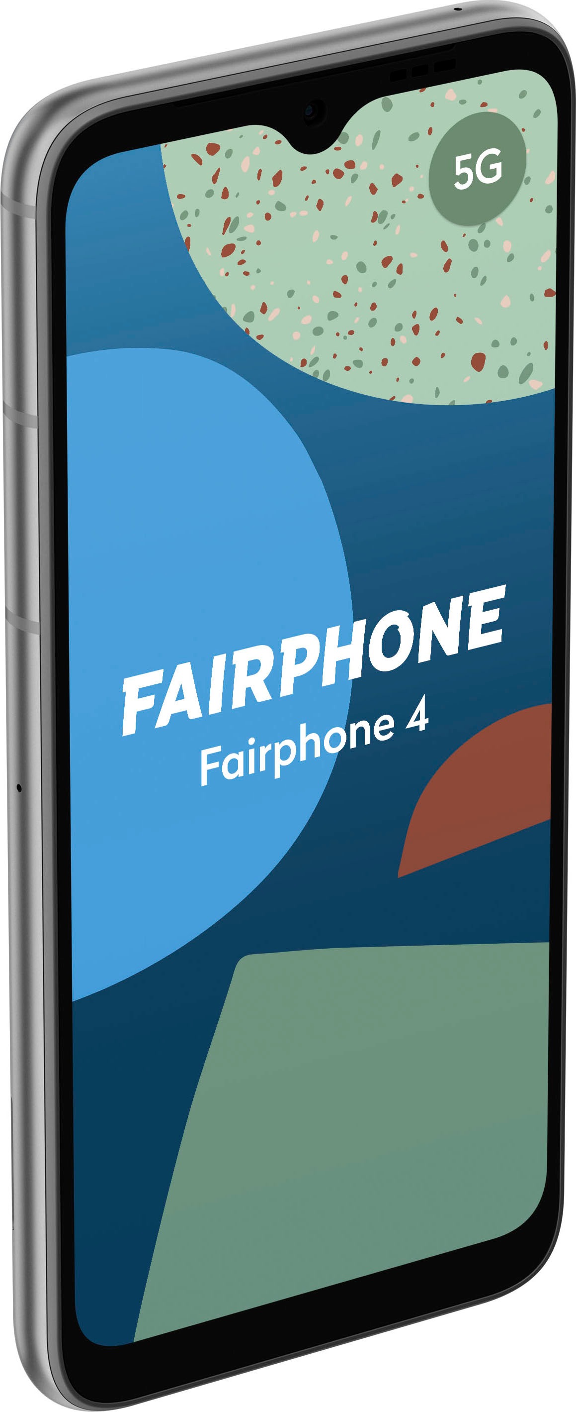 Fairphone Smartphone »Fairphone 4«, grau, 128 Kamera 16 GB Jahre | XXL Zoll, UNIVERSAL Garantie cm/6,3 ➥ Speicherplatz, 48 MP 3