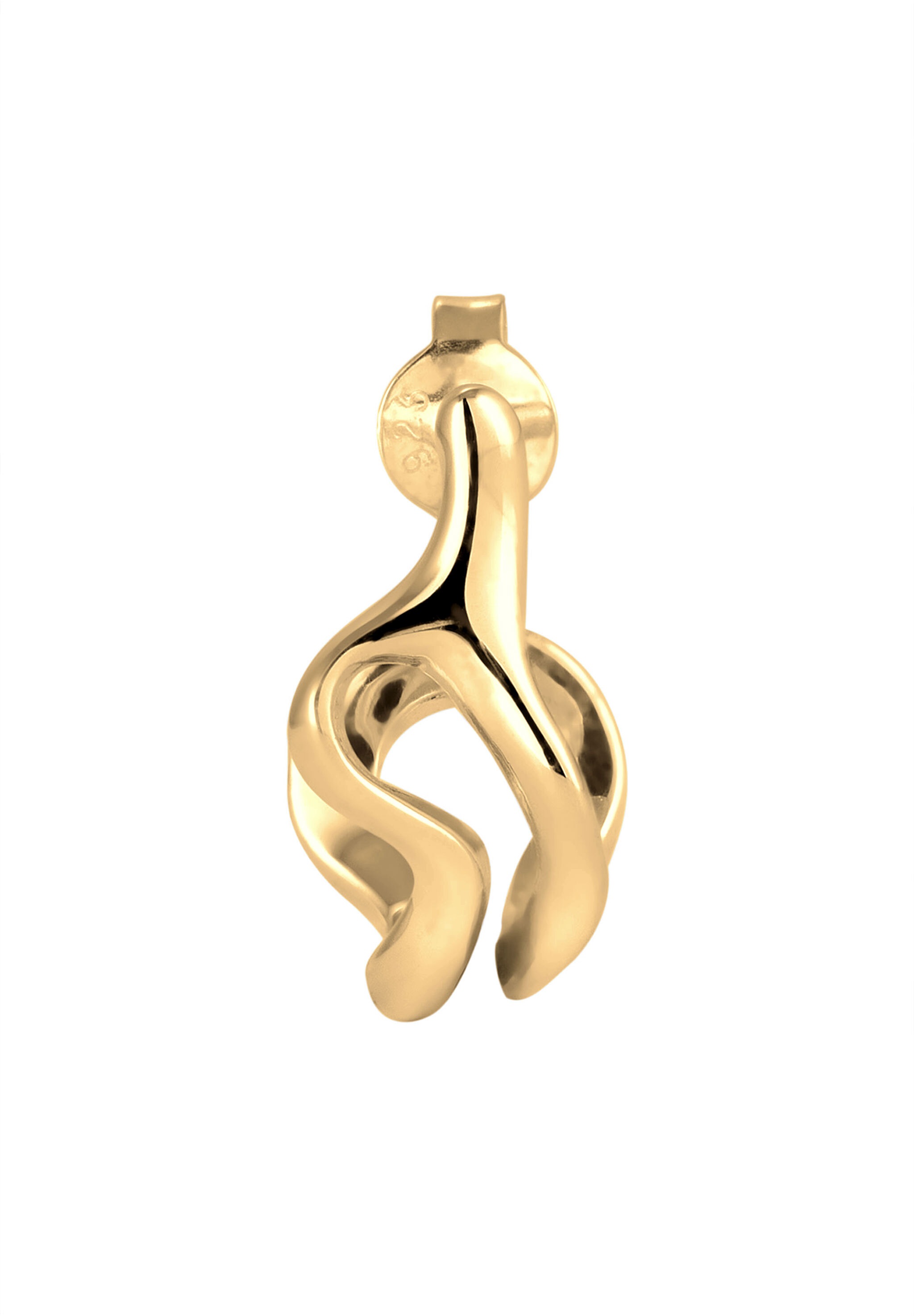 Kuzzoi Paar Creolen »Ohrringe Ohrstecker Single Creole 925 Sterling Silber«
