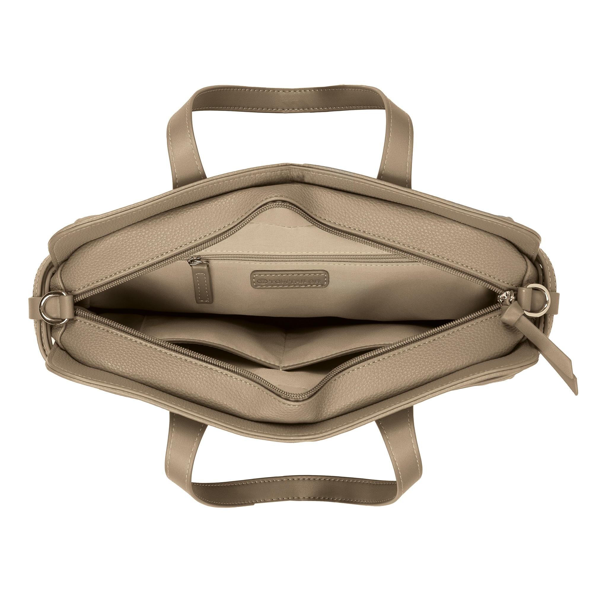 TOM TAILOR Shopper »Freya« verziert mit schmalen, mehrlagigen Riemen und Metallschließe