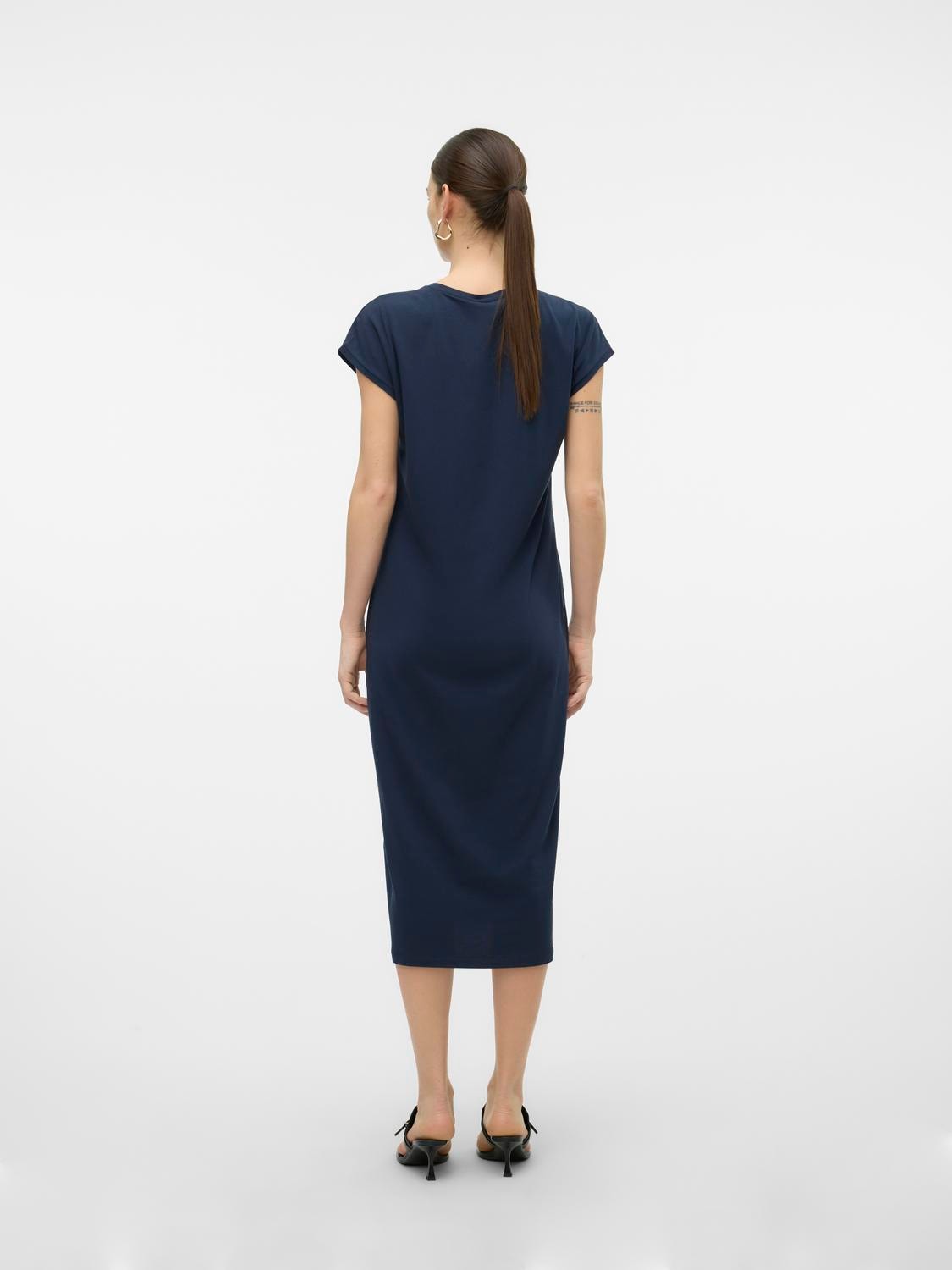 Vero Moda Midikleid »VMBARBARA SS CALF DRESS JRS SPE GA«, Sommerkleid