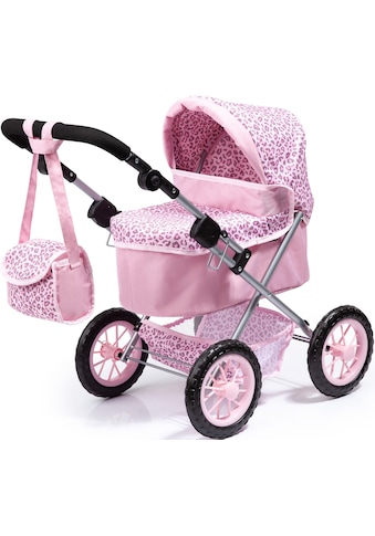 Bayer Puppenwagen »Trendy, rosa/Leopard«, mit Wickeltasche kaufen