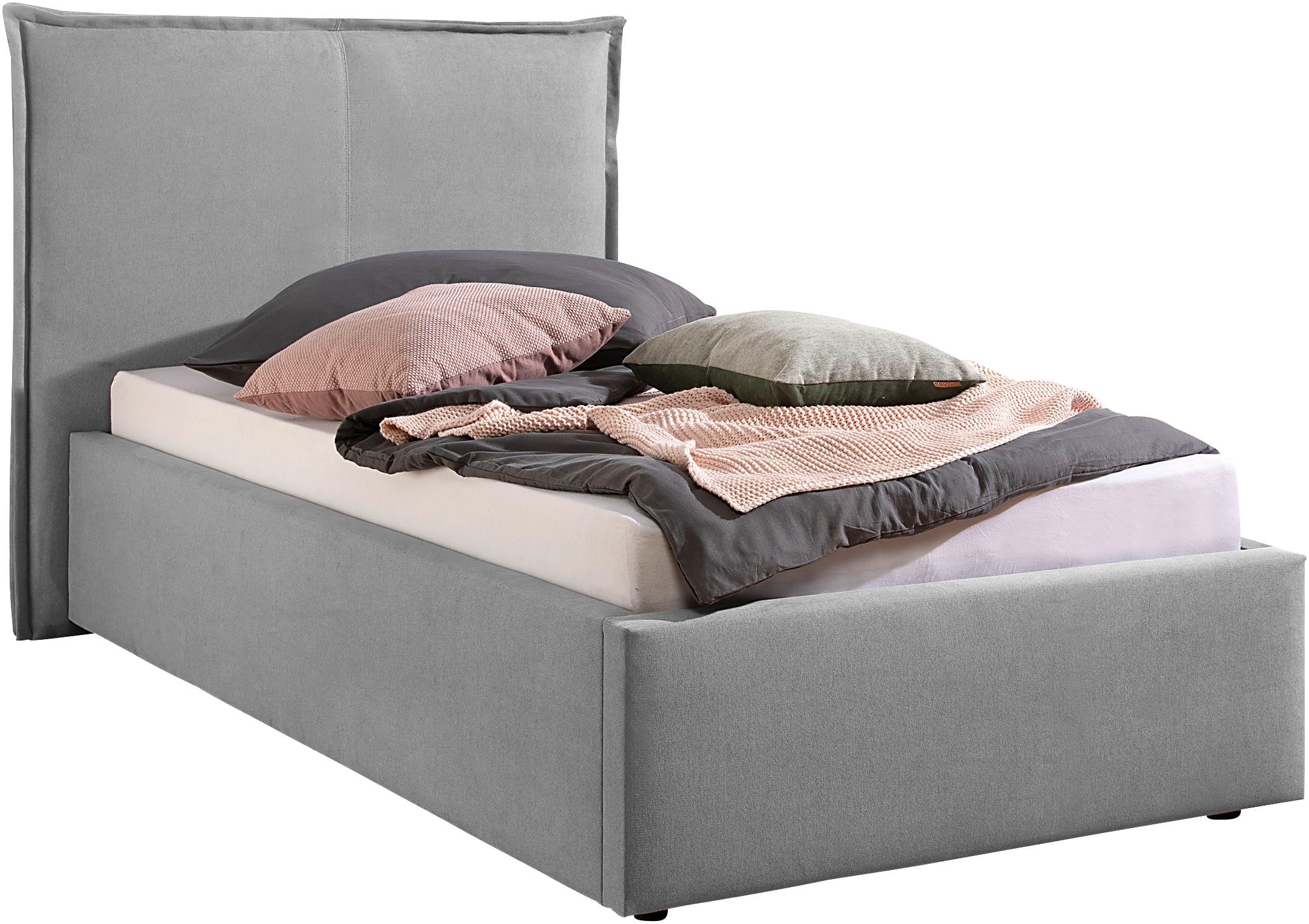 Maintal Polsterbett Bettseiten zerlegt, ohne Bettkasten