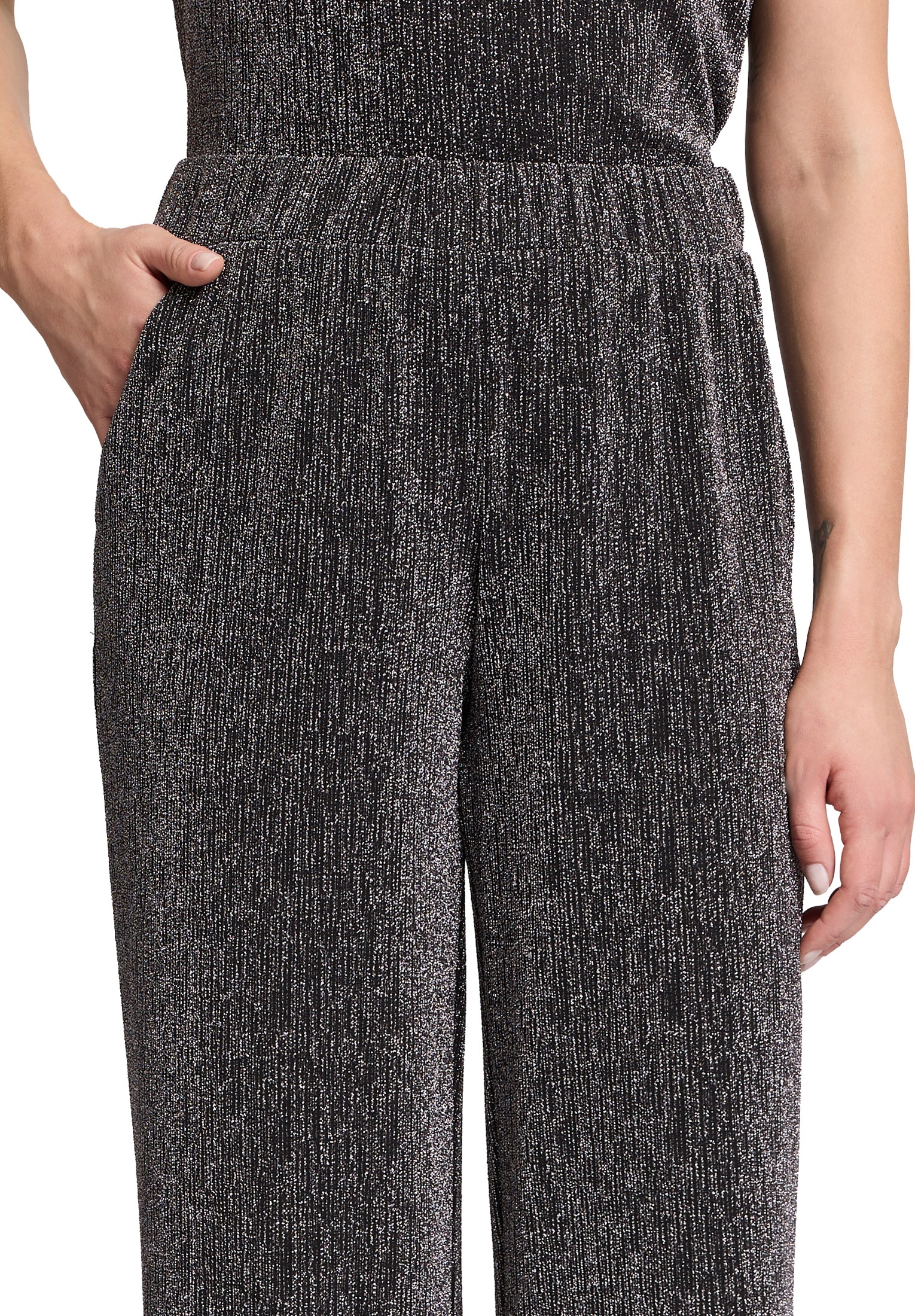 Betty&Co Stoffhose »Stoffhose im Glitzer-Look«