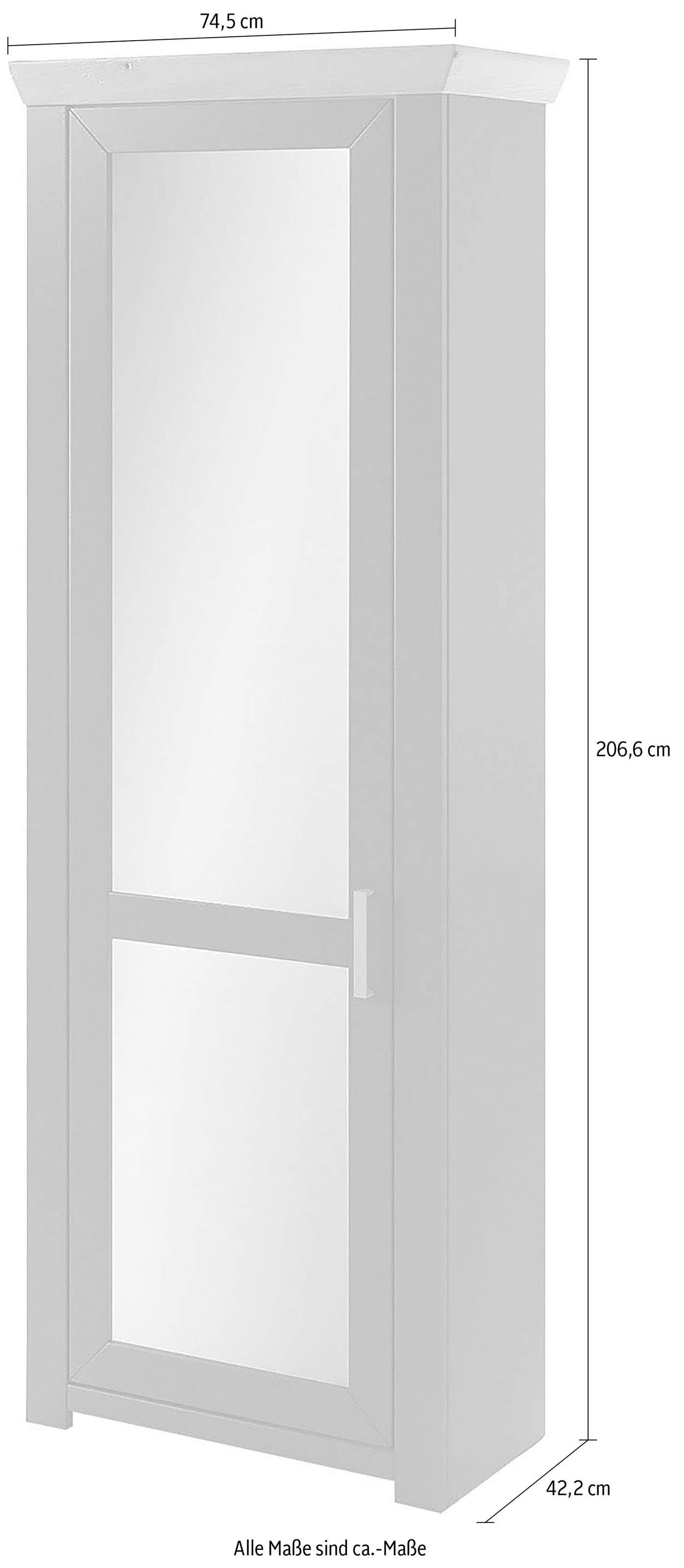 set one by Musterring Kleiderschrank »GA-01«, Breite 74,5 cm