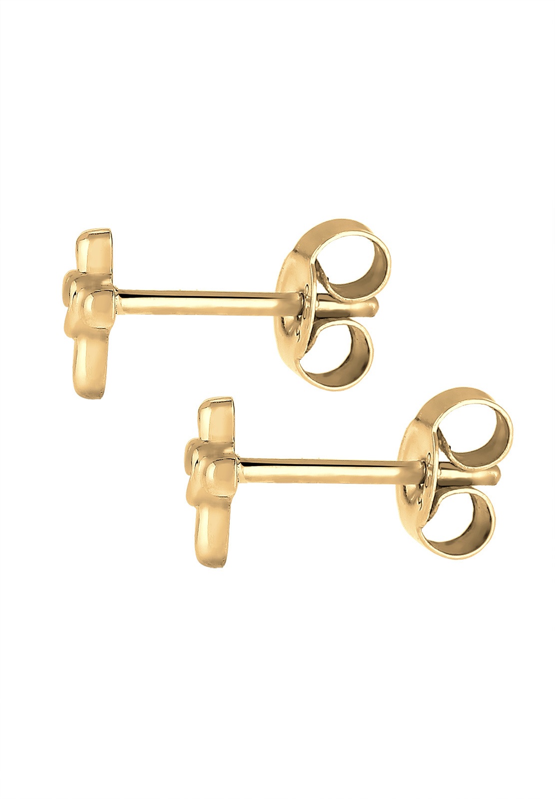 Elli Paar Ohrstecker »Ohrringe Kinder Kreuz Herz Religion 925 Sterling Silber«
