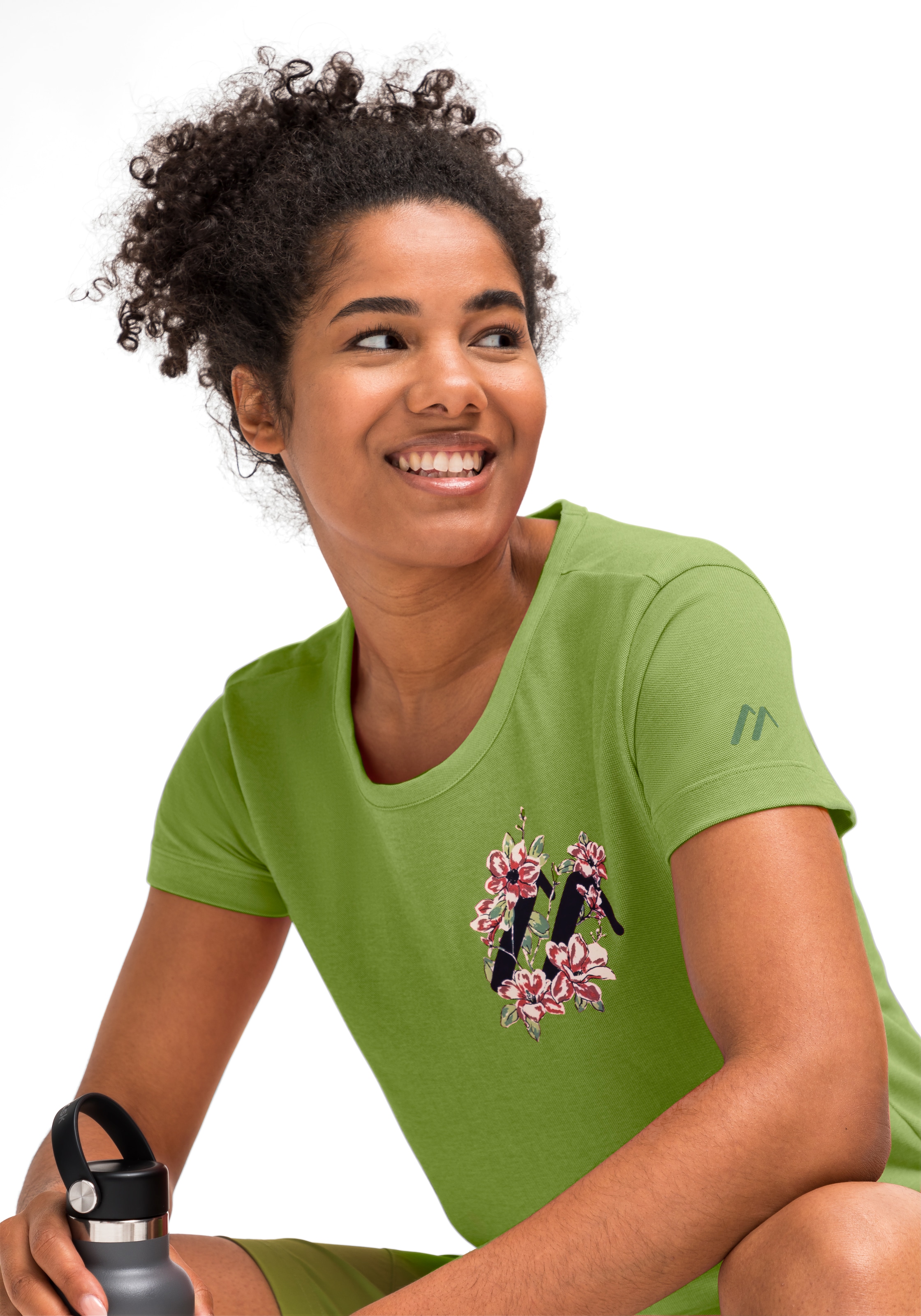 Maier Sports T-Shirt »Burgeis 25 W«, Damen Kurzarmshirt mit Print für  Wandern und Freizeit bei ♕