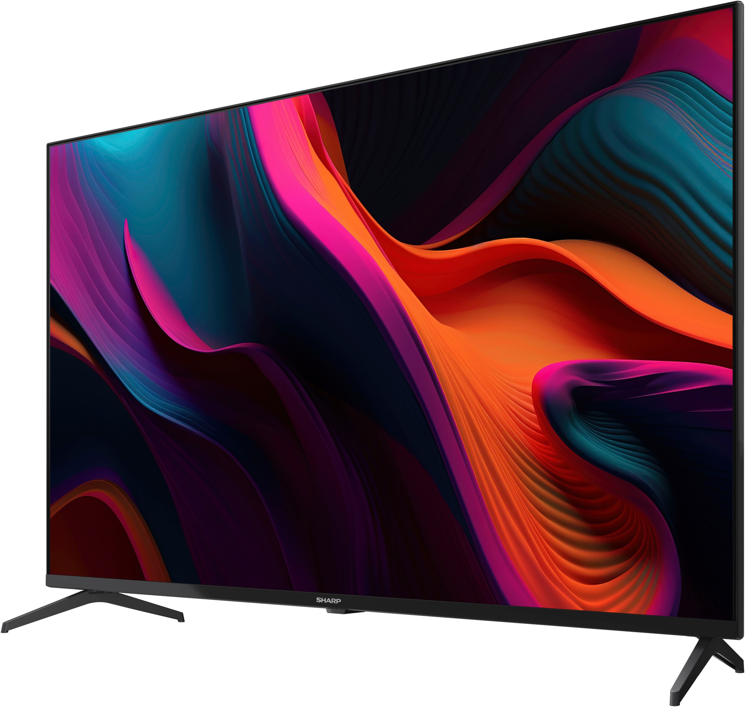 Sharp LED-Fernseher »SHARP 43GL4260E Google TV 108 cm (43 Zoll) 4K Ultra HD Google TV«, 108 cm/43 Zoll, 4K Ultra HD, Google TV-Smart-TV, 4K Ultra HD, Dolby Atmos, Dolby Vision, HDMI 2.1 mit eARC)