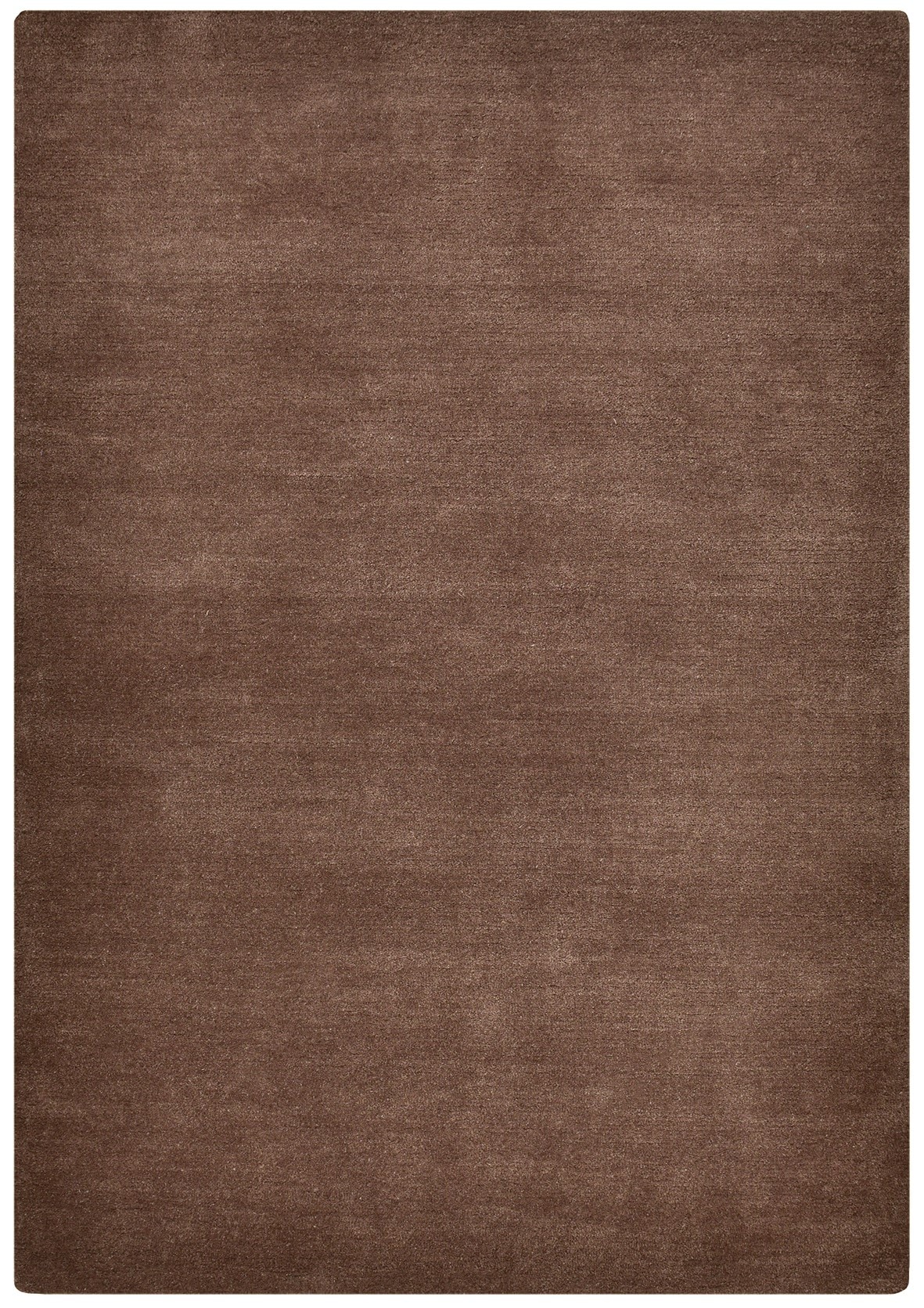 OTTO home Wollteppich »Gabbo Natur, Handgefertigt, Teppich, reine Wolle, meliert« rechteckig 14 mm Höhe reine Wolle, Uni, Wohnzimmer, Schlafzimmer, Esszimmer