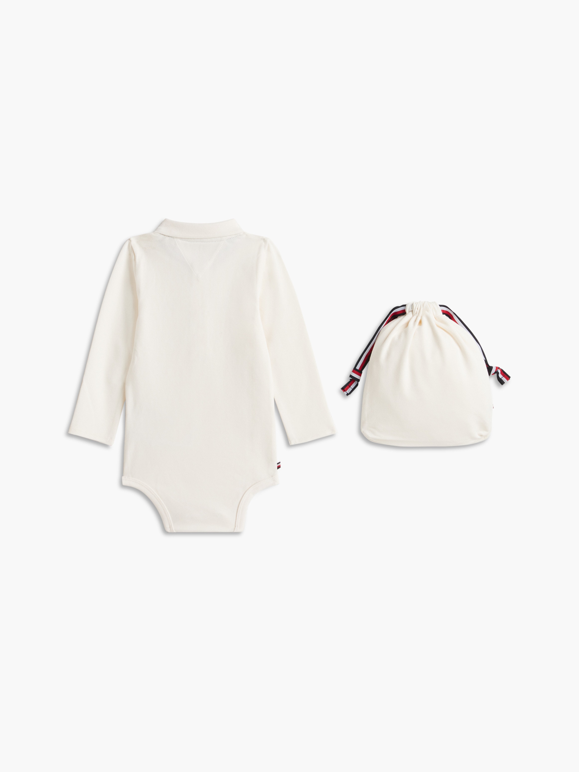 Tommy Hilfiger Neugeborenen-Geschenkset Set, 2 Polo-Body aus Piqué als Geschenkset, für Babys