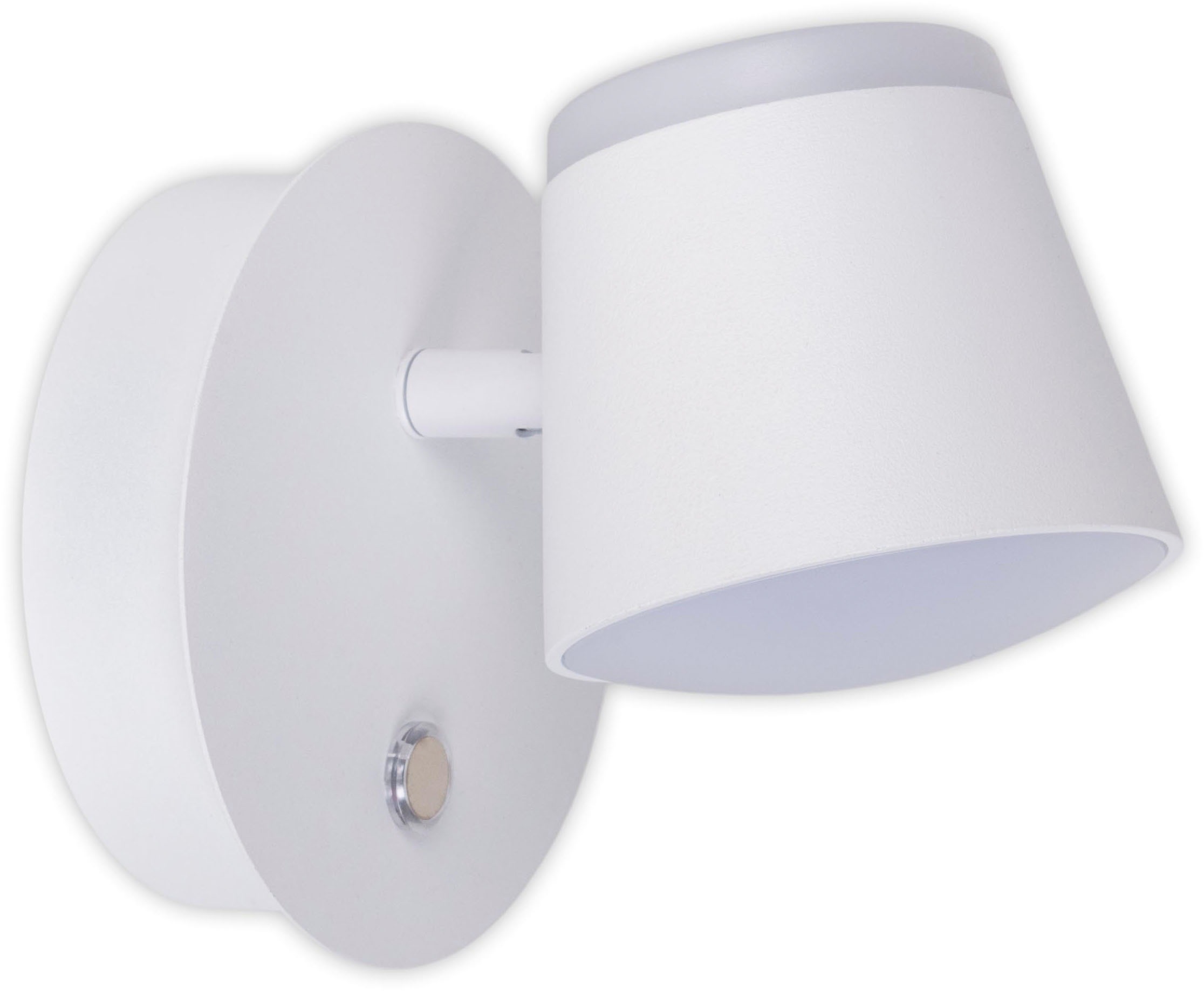 näve LED Wandleuchte »Tondo« LED-Modul 1 Stk. Warmweiß magnetisch, Akku Aufladung per USB-C Kabel, dimmbar per touch, Memory