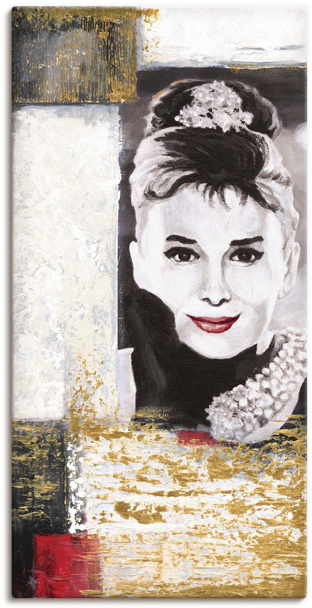 versch. St.), Audrey Hepburn«, bestellen Raten Wandaufkleber VI Artland - Legenden als »Hollywood Größen (1 Leinwandbild, oder Poster in auf Porträts, Wandbild
