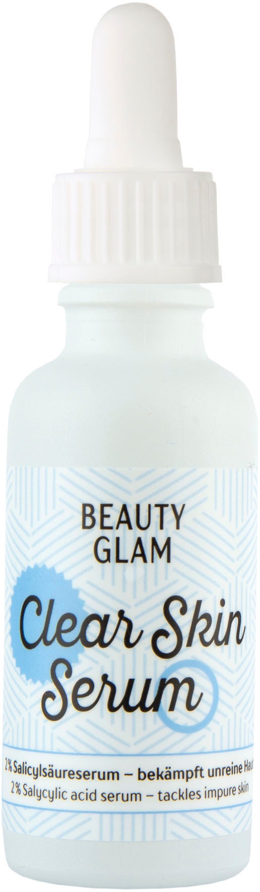 BEAUTY GLAM Gesichtsserum »Beauty Glam Clear Skin Serum«, Wirkt klärend und exfolierend, reduziert die Neubildung von Mitessern.