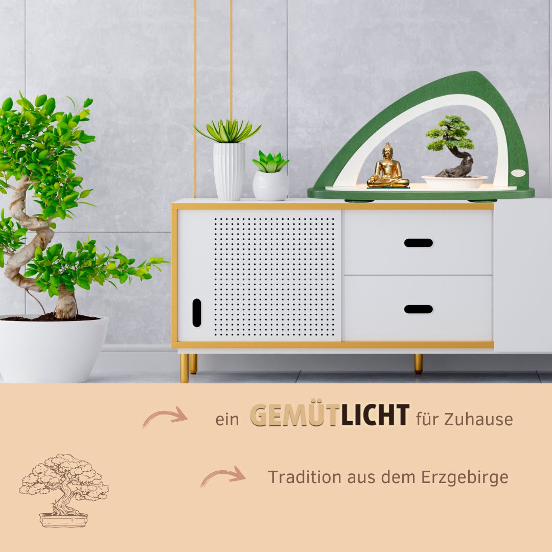 Weigla LED Schwibbogen »Weihnachtsdeko, Made in Germany« 1 Stk. Leerbogen zum Selbstbestücken, asymmetrisch